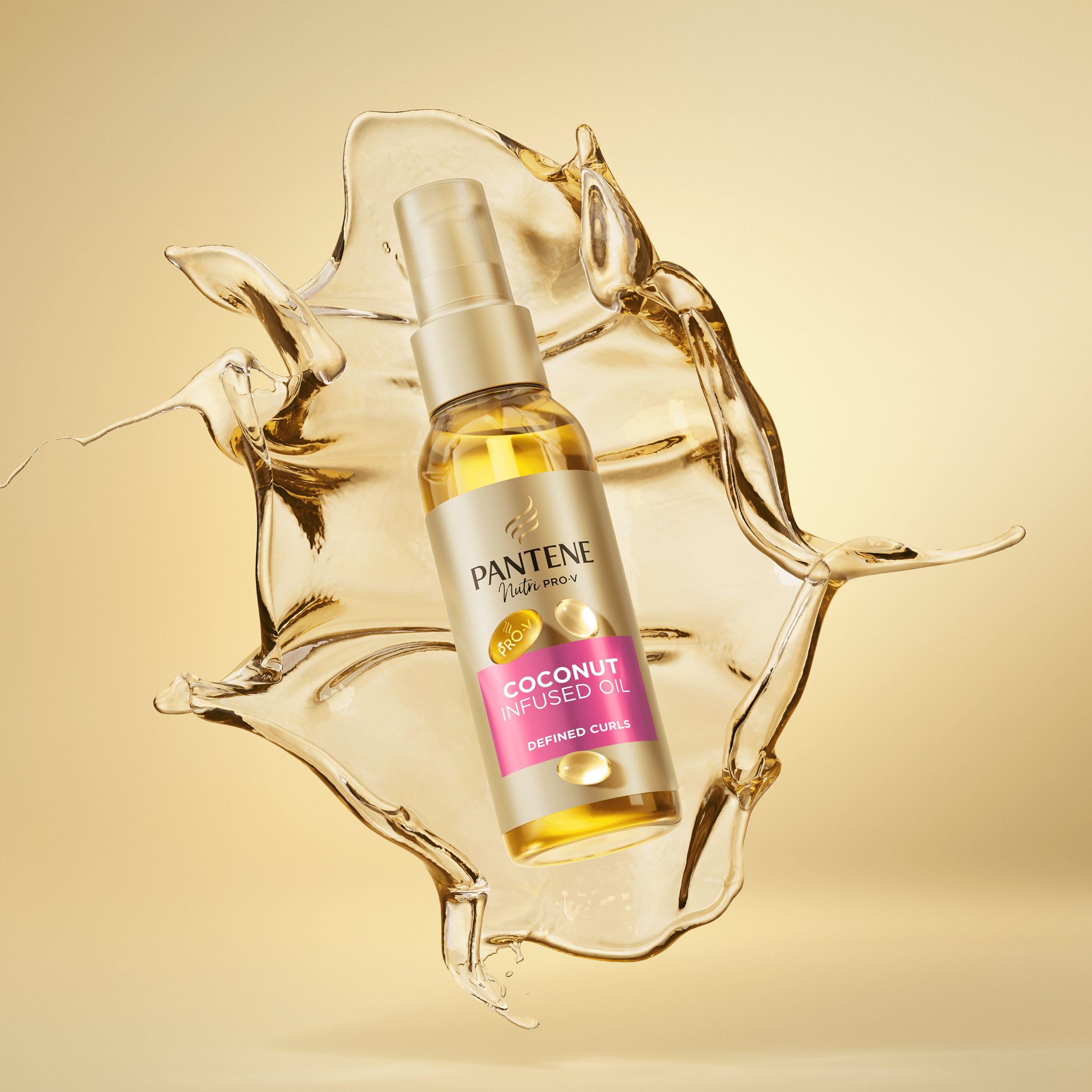 Pantene Pro-V Defined Curls Coconut Infused Hair Oil 100ml for Frizzy Hair 6