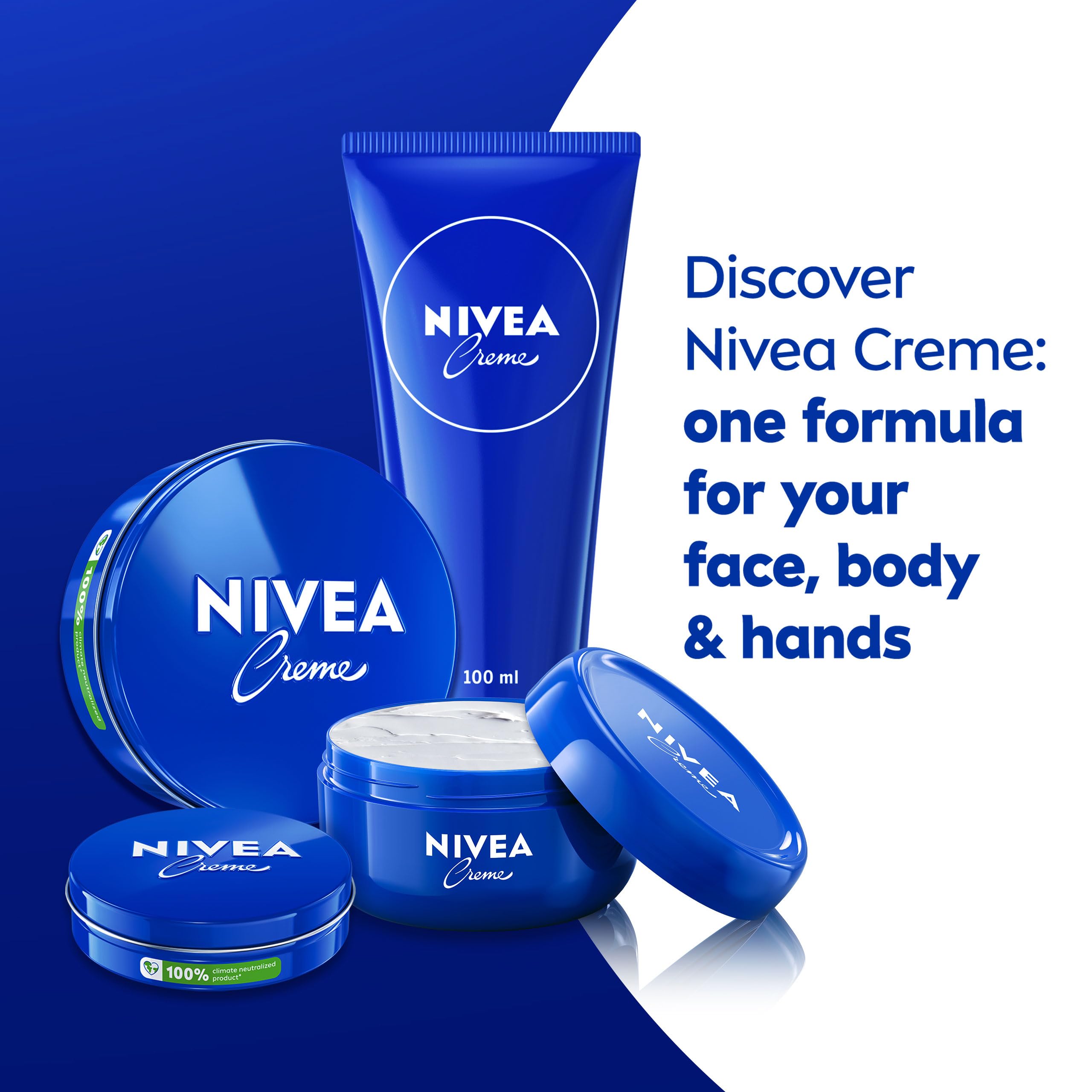 NIVEA Creme Tin 250ml Moisturising Cream for Intensive Protective Care 6