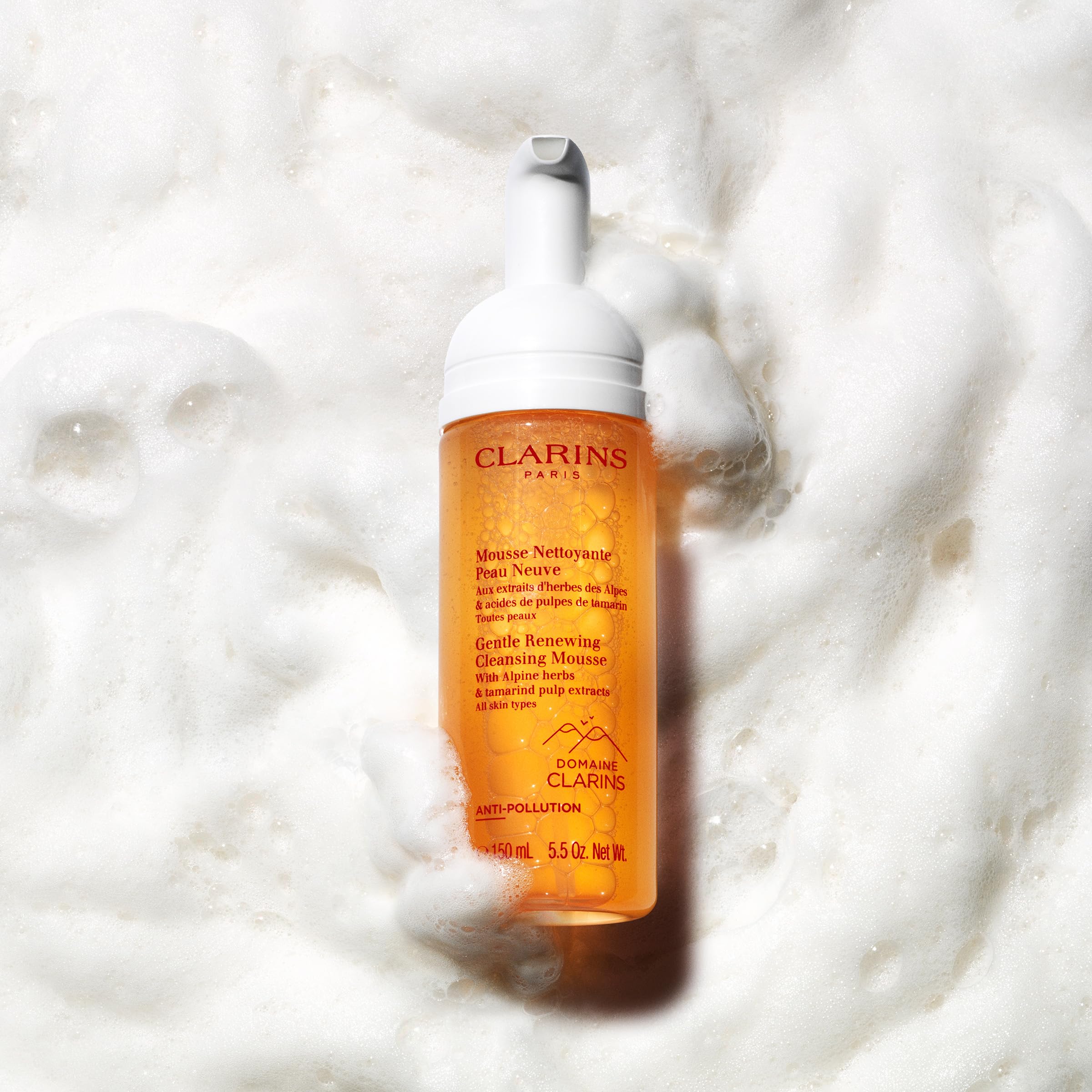 CLARINS Gentle Renewing Cleansing Mousse 150ml 5