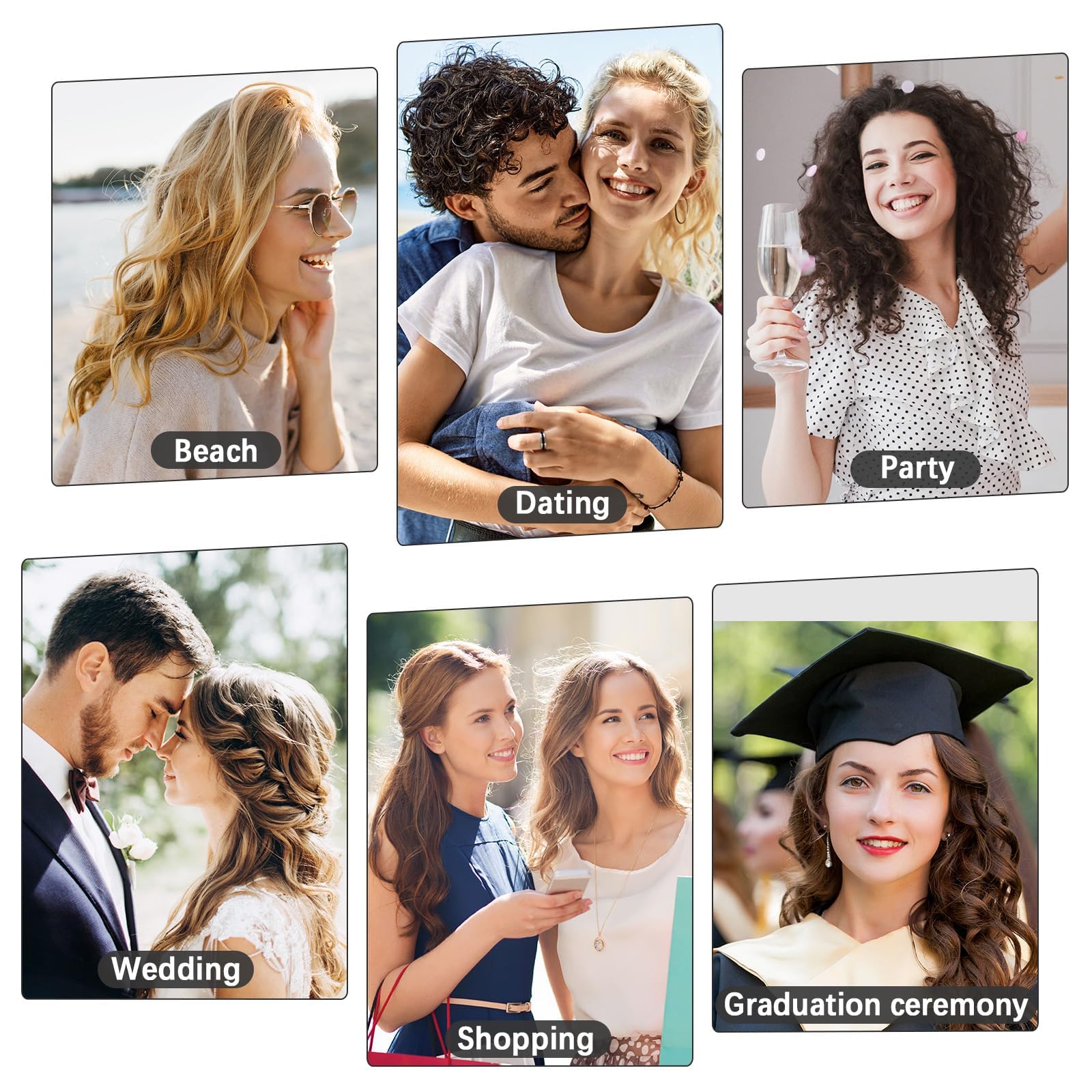 BESTOPE PRO Lockenstab-Set 6-in-1, Lockeneisen mit 2 Temperaturstufen 7