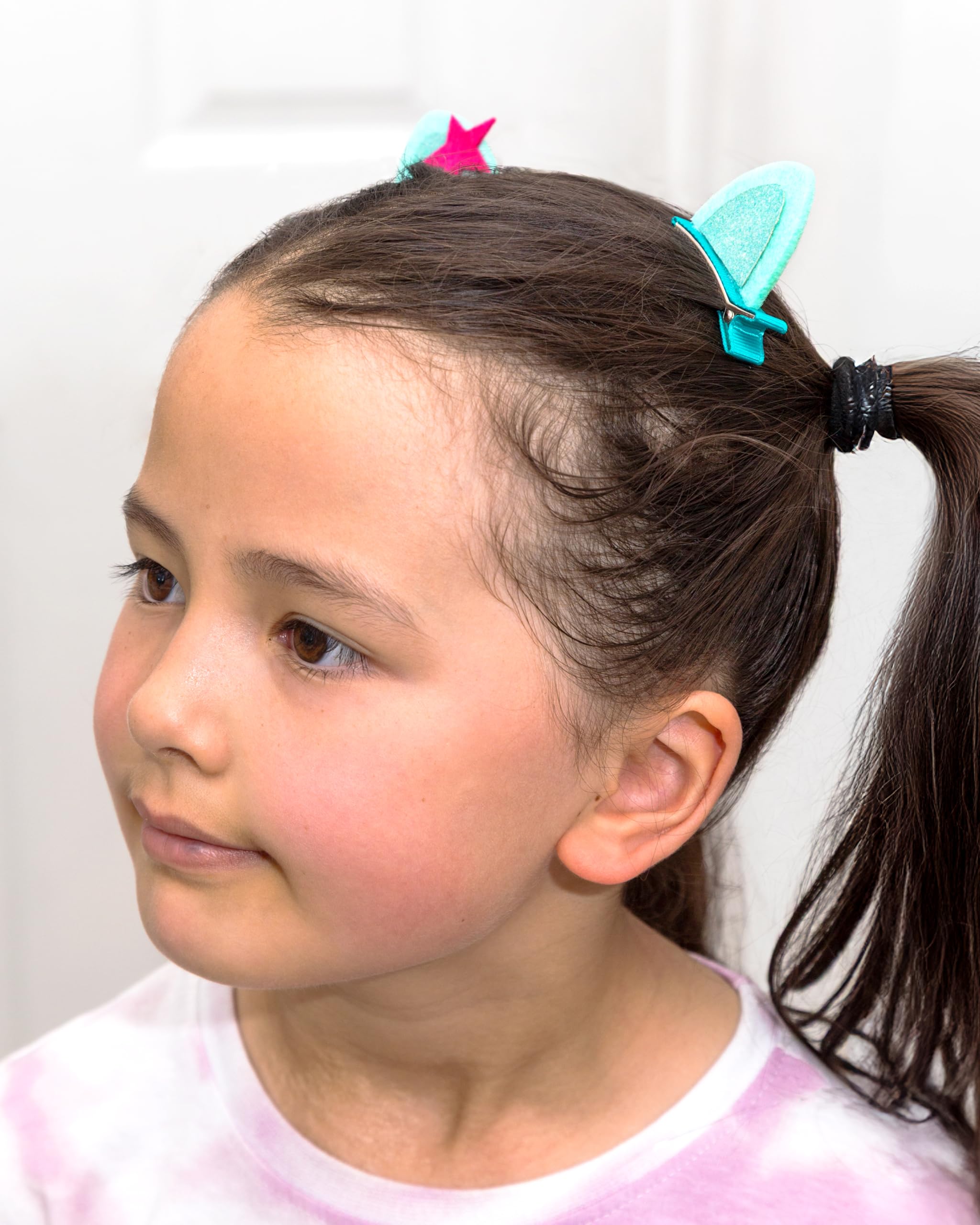 DREAMWORKS GABBY'S DOLLHOUSE Children's Hair Slide Ears & Elastic Hair Tie Set (Ages 3+) 7