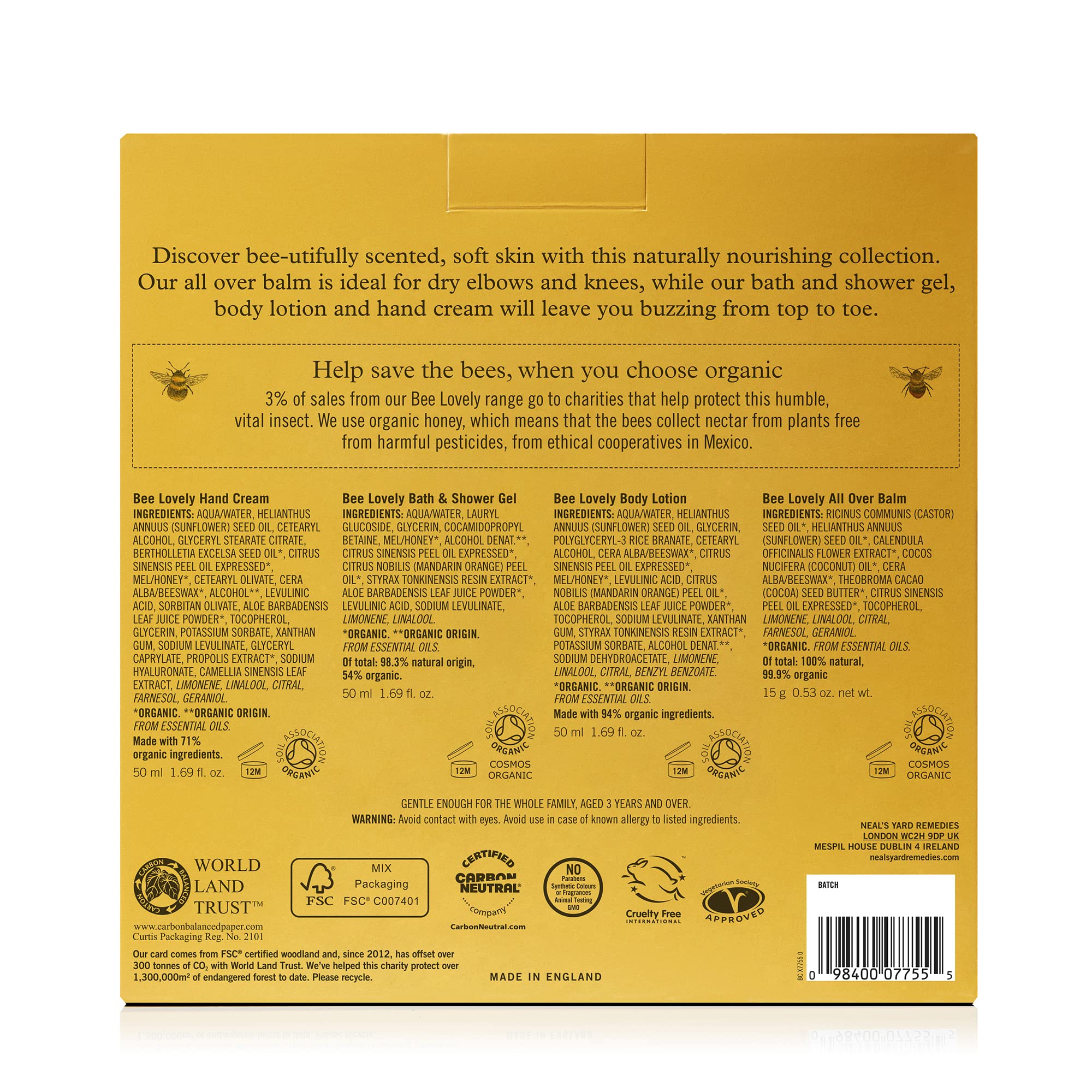 Neal's Yard Remedies | Bee Lovely Pflegekollektion | Handcreme-Set 5