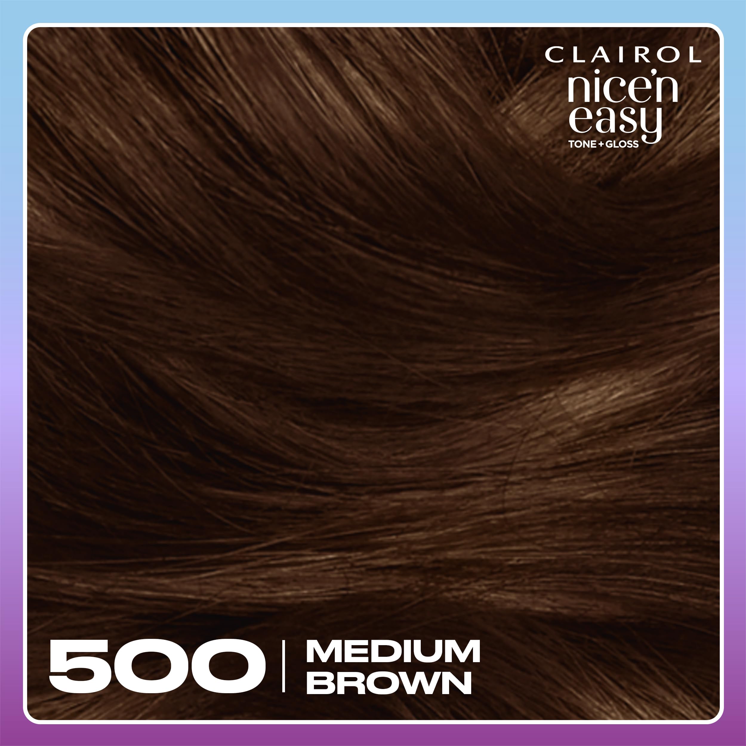 Clairol Nice'n Easy Tone+Gloss Semi-Permanente Haarfarbe - 500/765 Mittelbraun 4