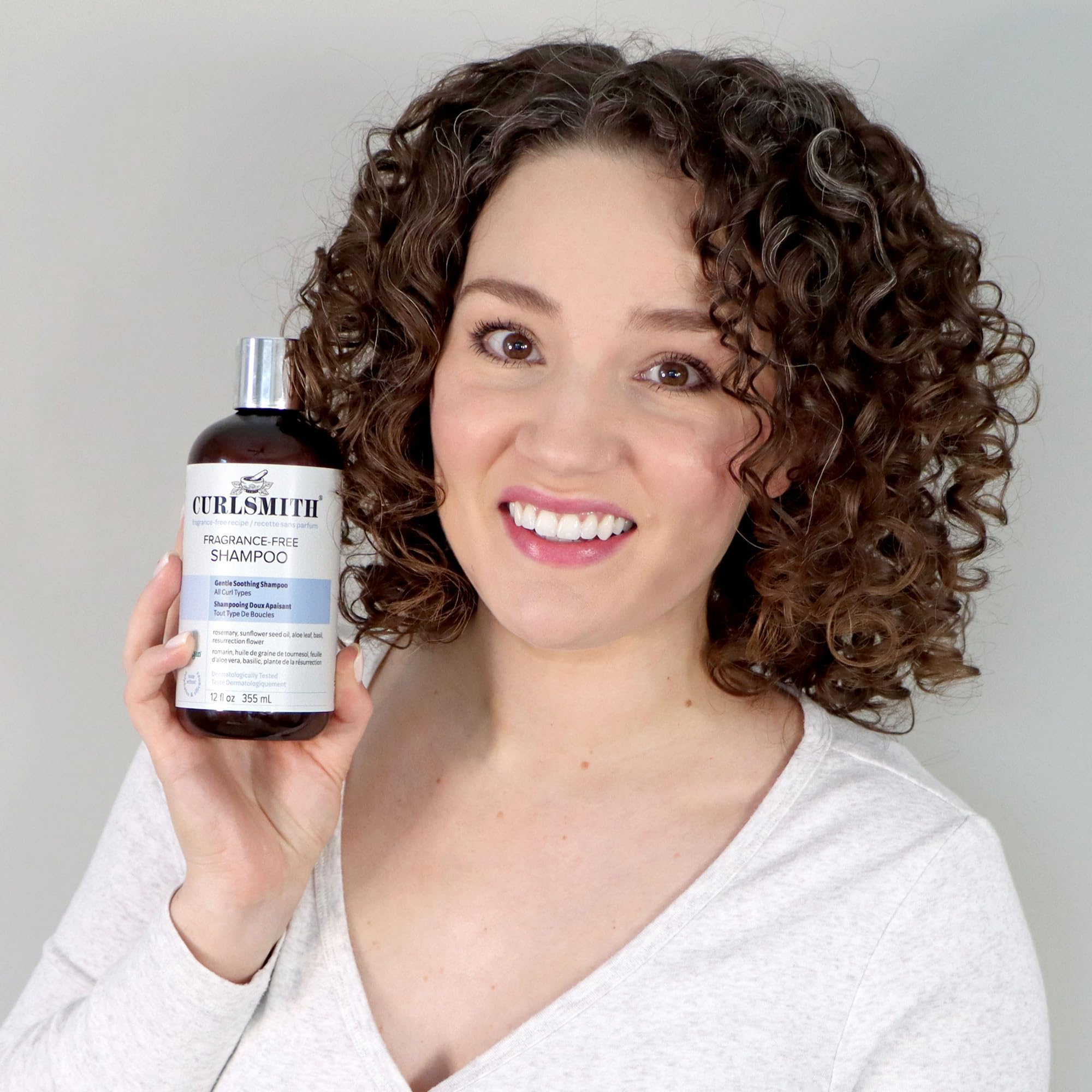 Curlsmith Fragrance-Free Shampoo – Gentle Cleanser for Wavy, Curly, and Coily Hair 8