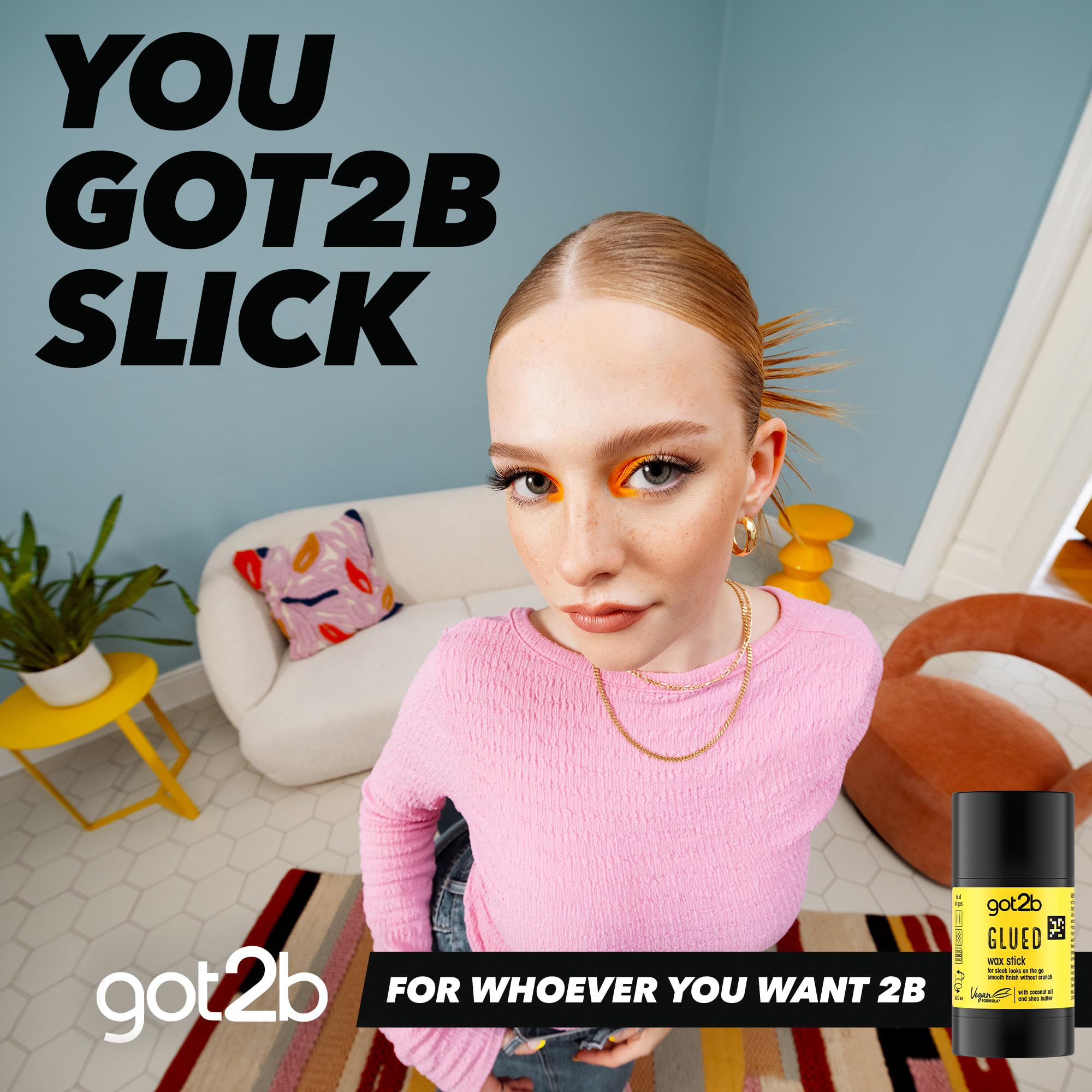 got2b Glued Wax Stick 50g for Long-Lasting Sleek Hair Styling 5
