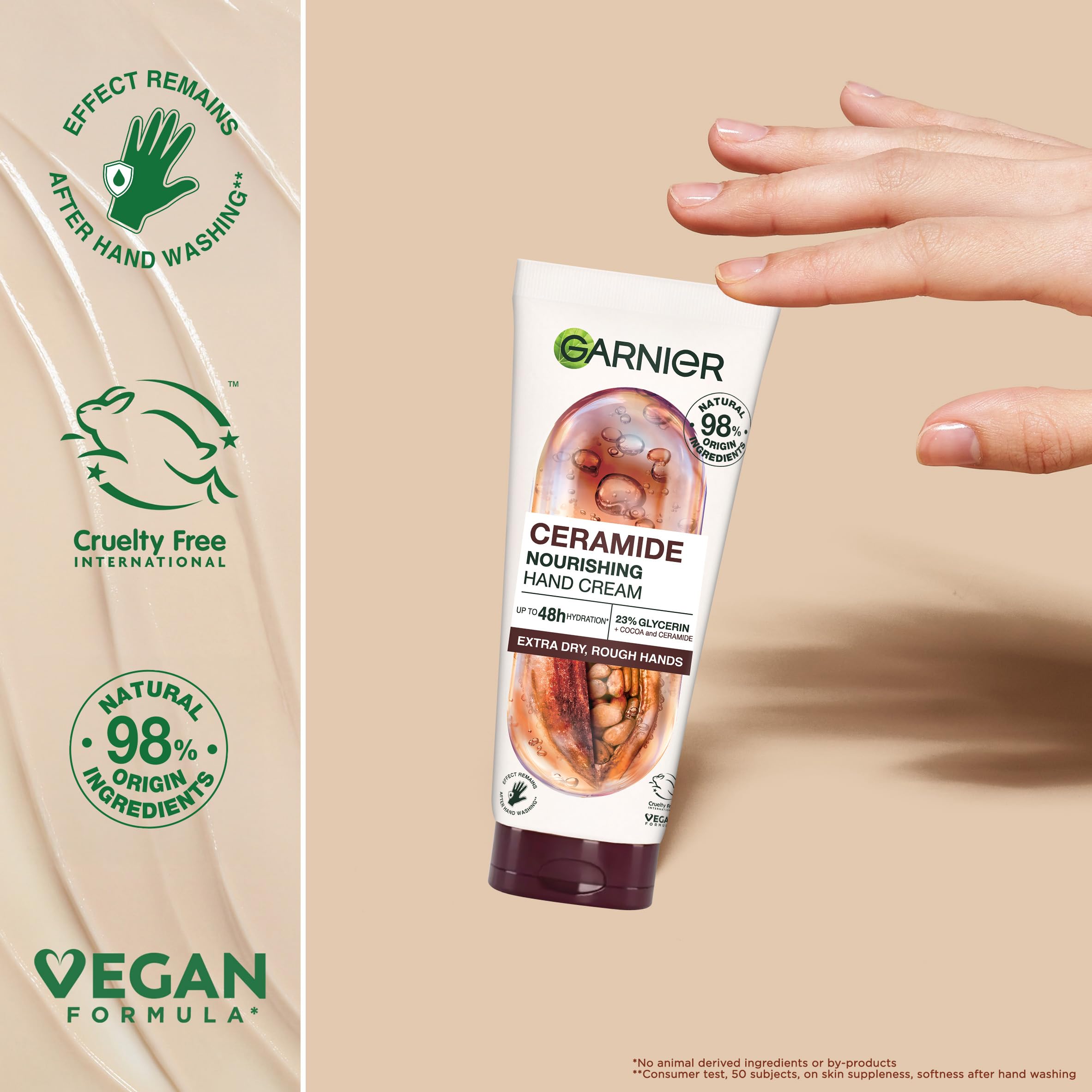 Garnier Handcreme, Reparierende Handcreme mit Ceramiden für extra trockene Hände 7