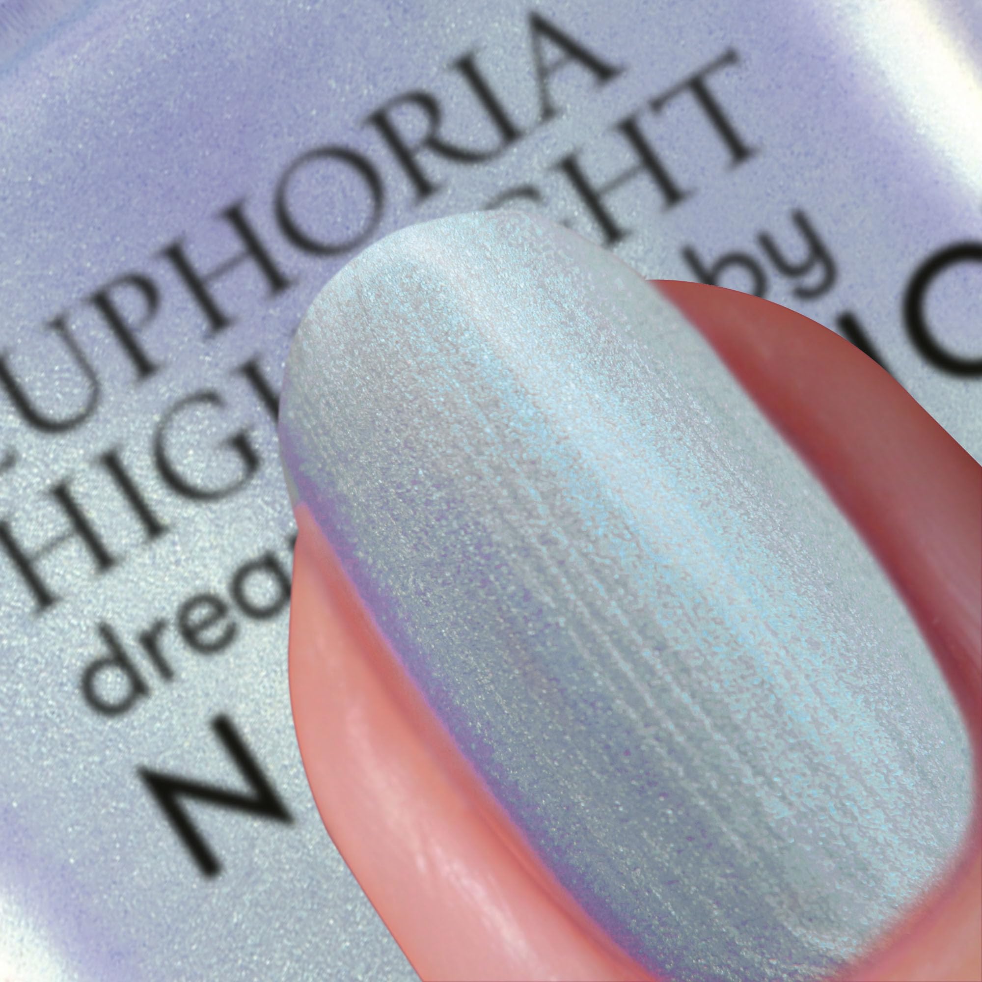 Nails Inc Euphoria Highlight, Must Be Magic, blauer Schimmer, splitterfest, langanhaltend, schnelltrocknend, lufttrocknend, professionelle Maniküre &amp; Pediküre, Finger- &amp; Zehennägel, veganer Nagellack, 14 ml 4