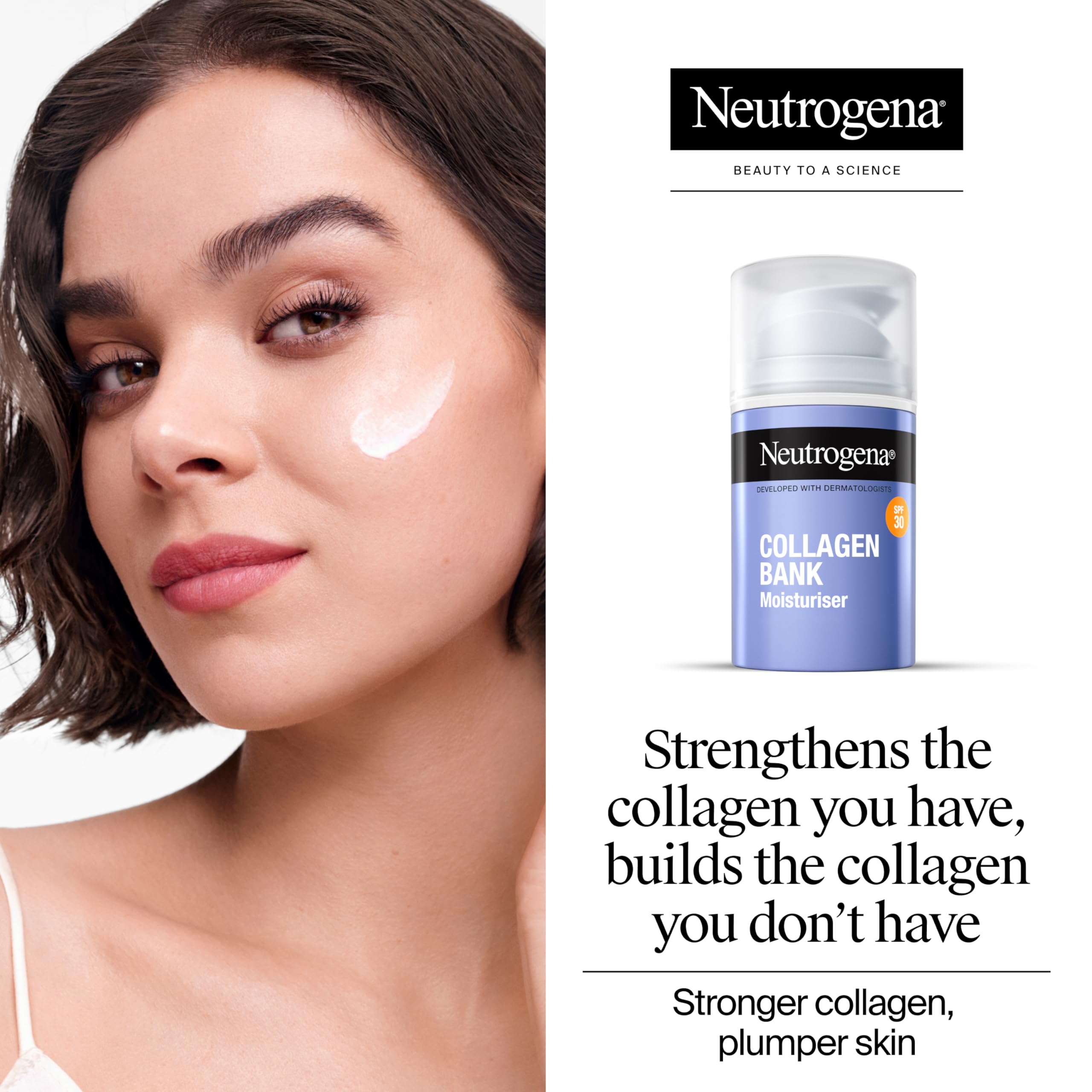 Neutrogena Collagen Bank Gesichtscreme mit LSF 30, tägliche Anti-Aging-Pflege 3