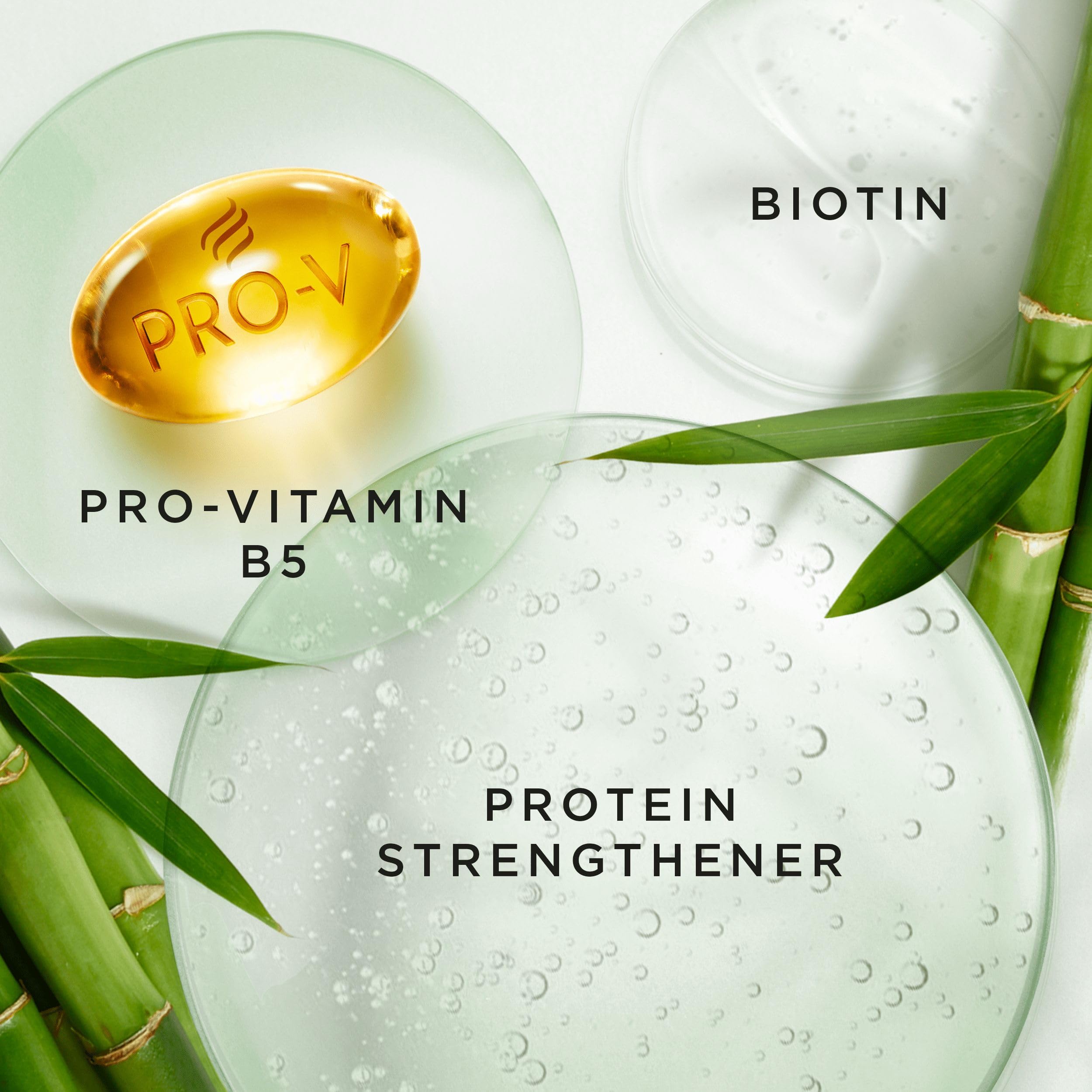 Pantene Pro-V Miracles Grow Starkes Shampoo mit Biotin &amp; Bambus für trockenes, geschädigtes Haar 5
