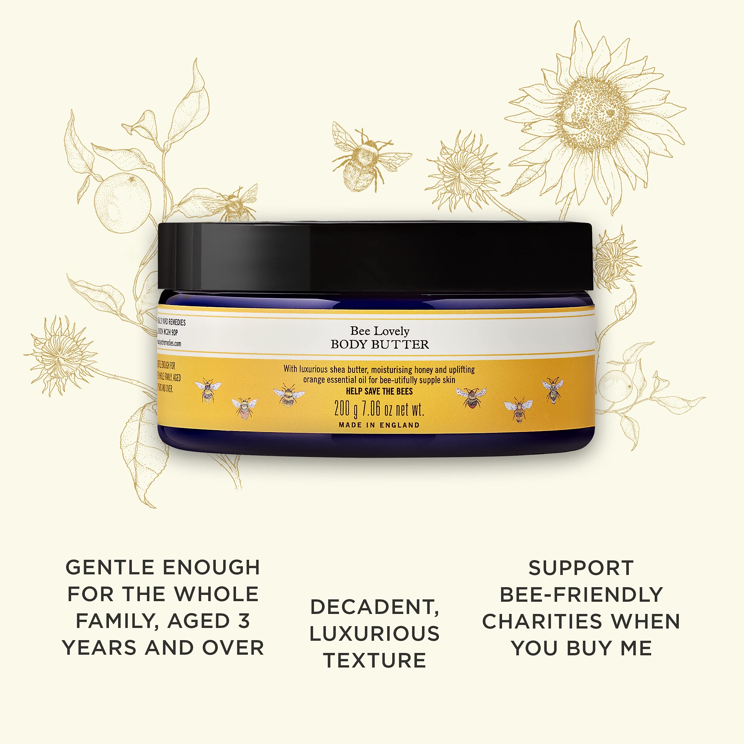 Neal's Yard Remedies Bee Lovely Body Butter for Velvety Soft Skin 3