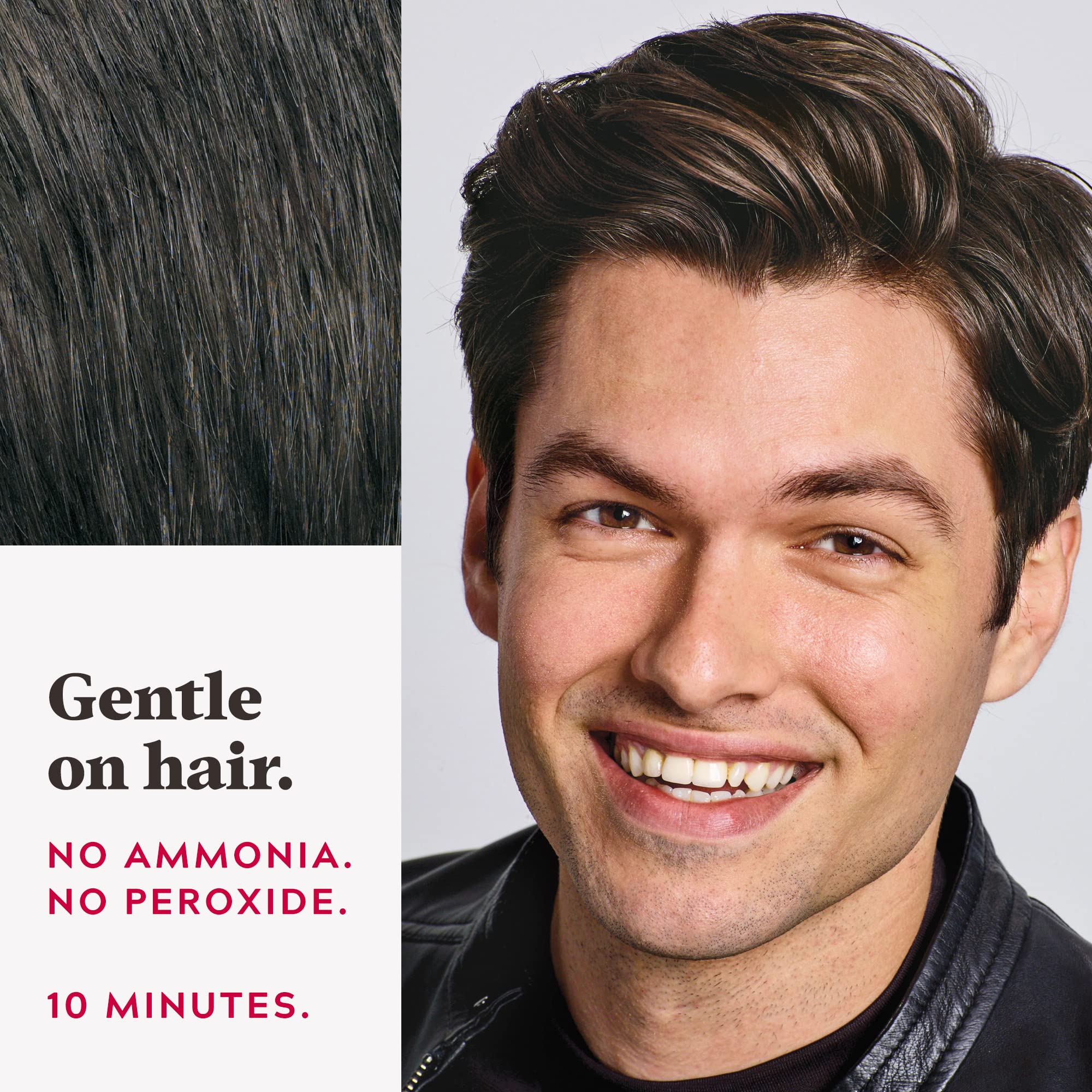 Just For Men Ultra Dark Brown Ammonia Free Hair Colour Dye A45 with Comb-In Applicator 3