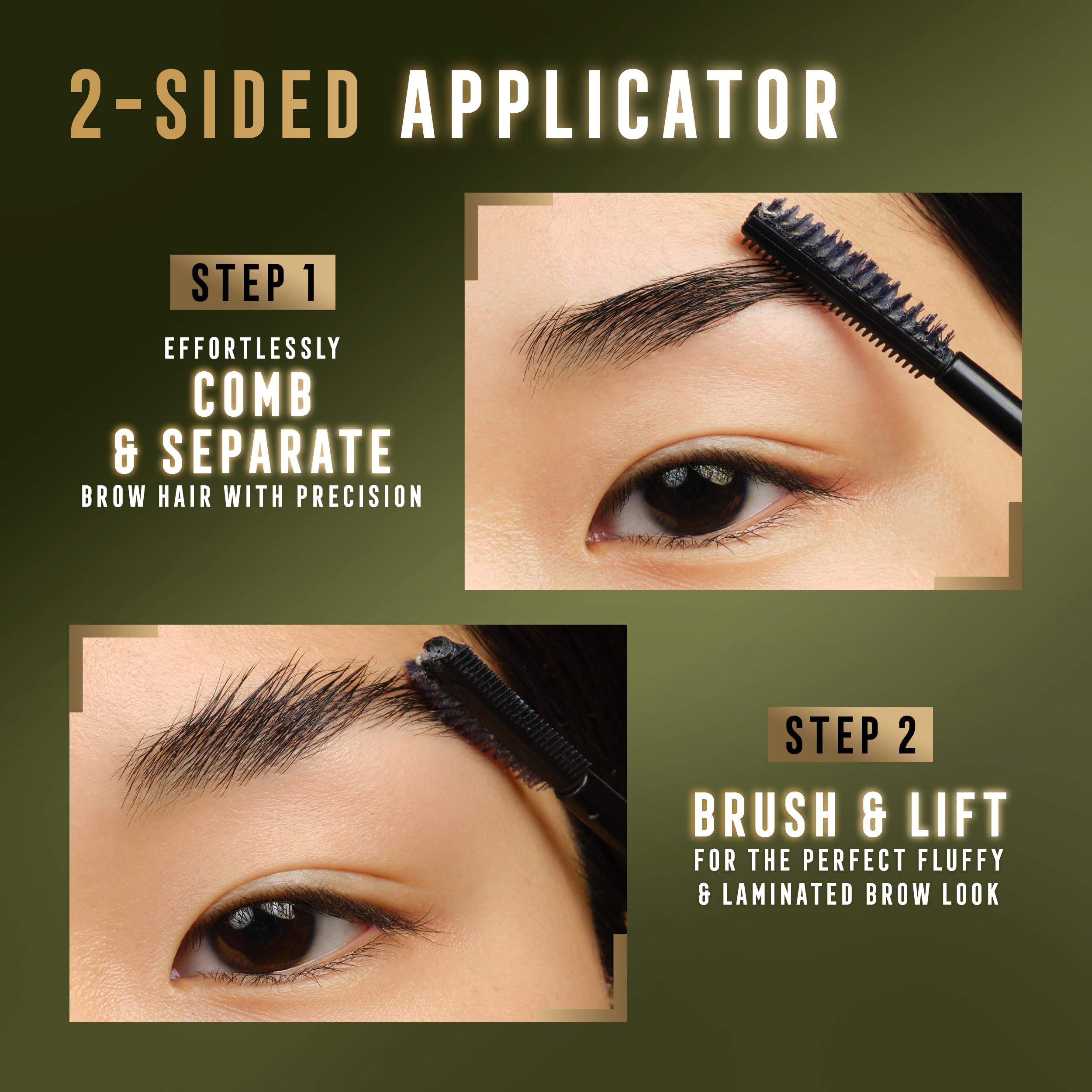 Max Factor Masterpiece Divine Brow Lamination Gel 003 Medium with 2-Sided Applicator 5
