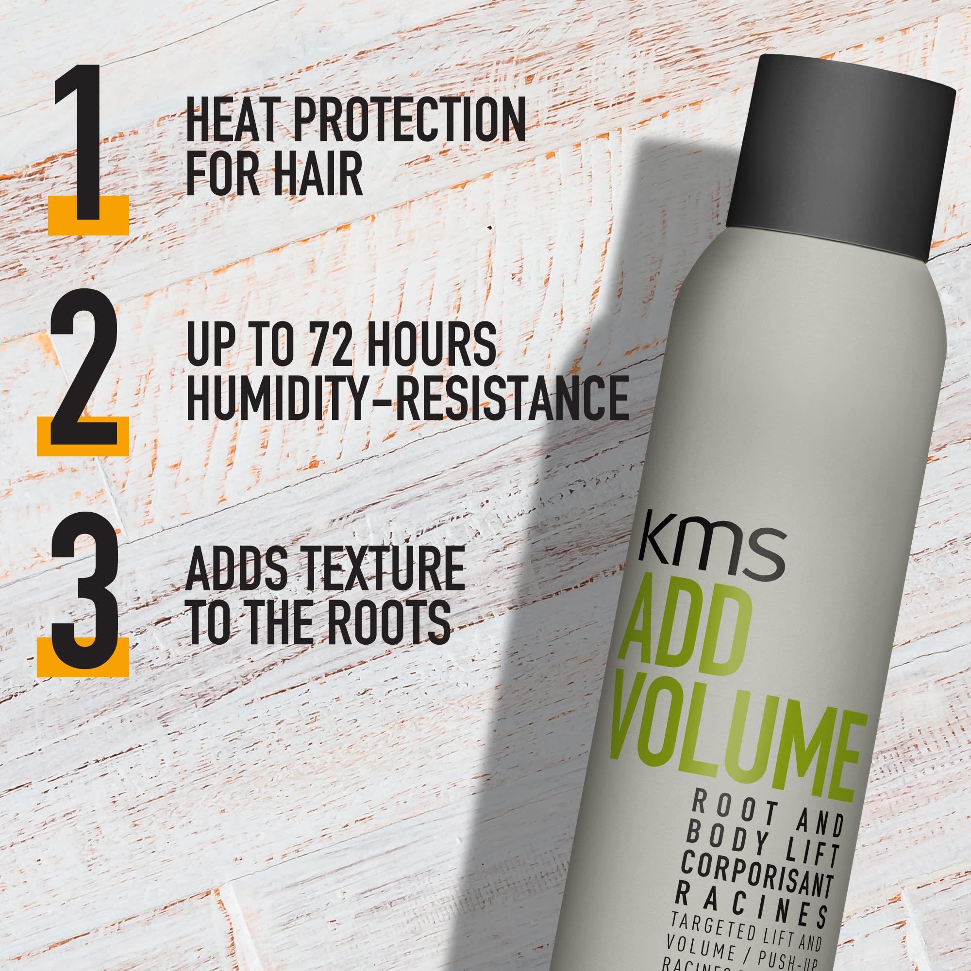 KMS Add Volume Root & Body Lift Spray for Instant Targeted Volume, 200ml 3