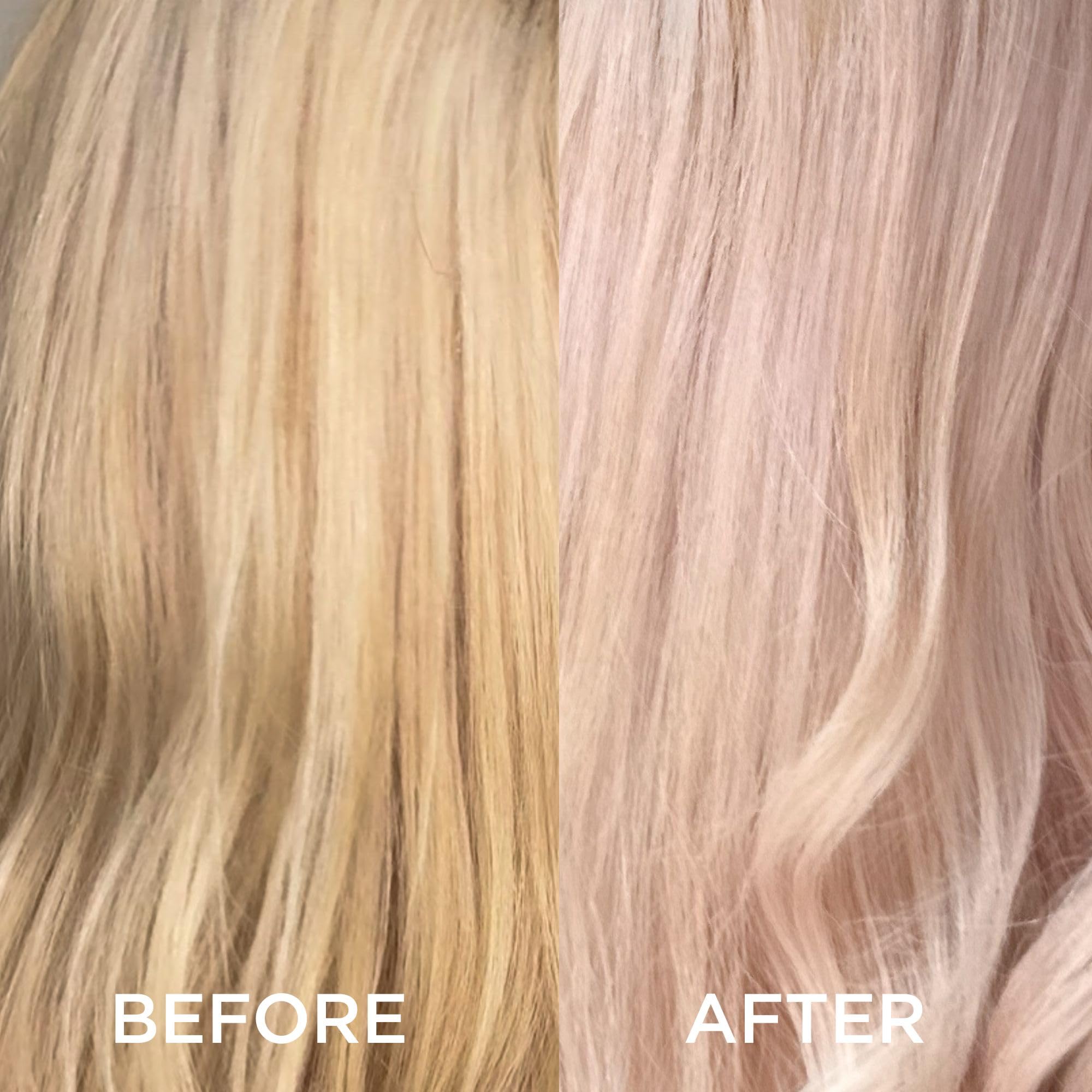 Bblonde® Iridescent Toning Shampoo with Blush Pigments | Neutralises Brassy Yellow Tones 7