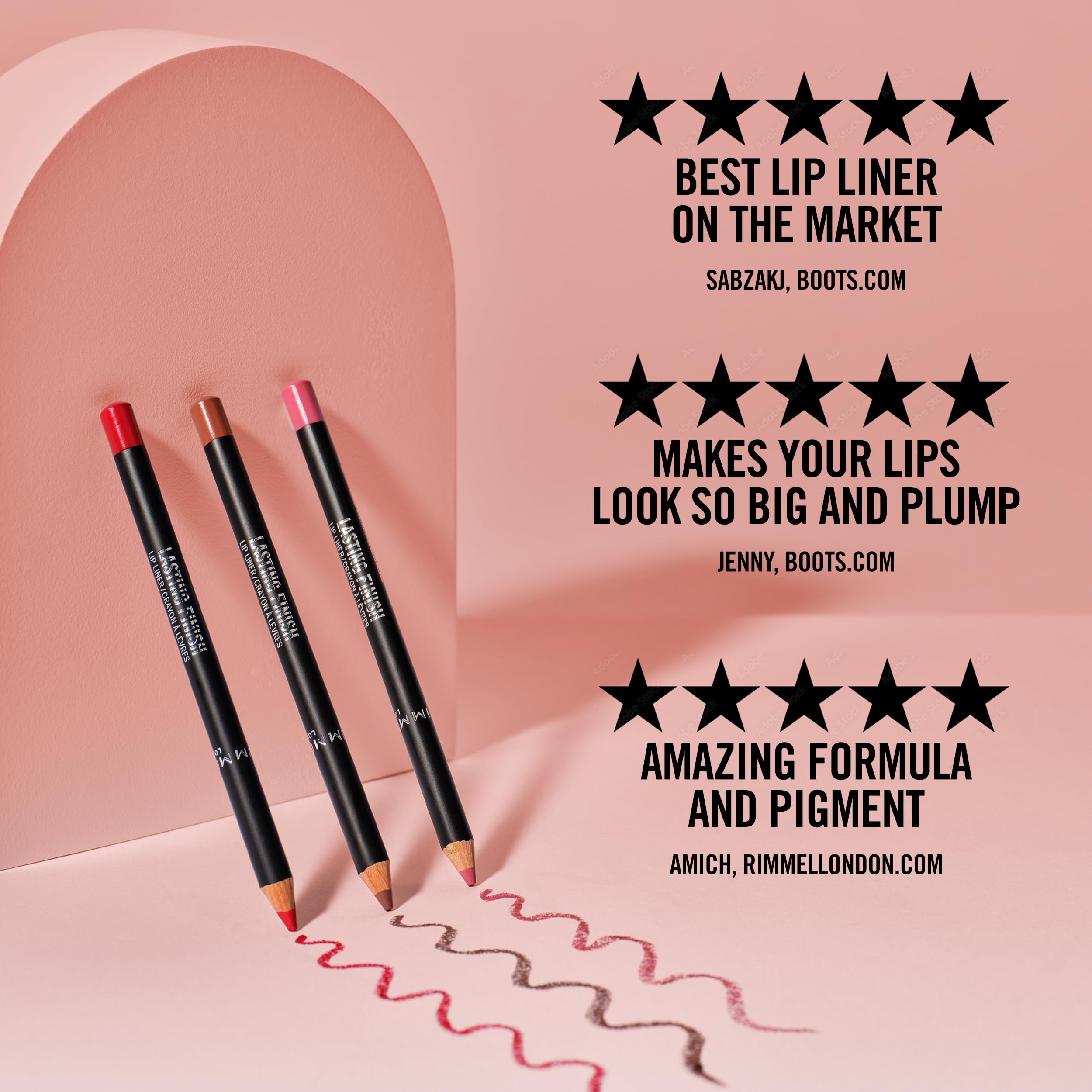 Rimmel Lasting Finish 8HR Lip Liner - Cappuccino (1.2 g) 7