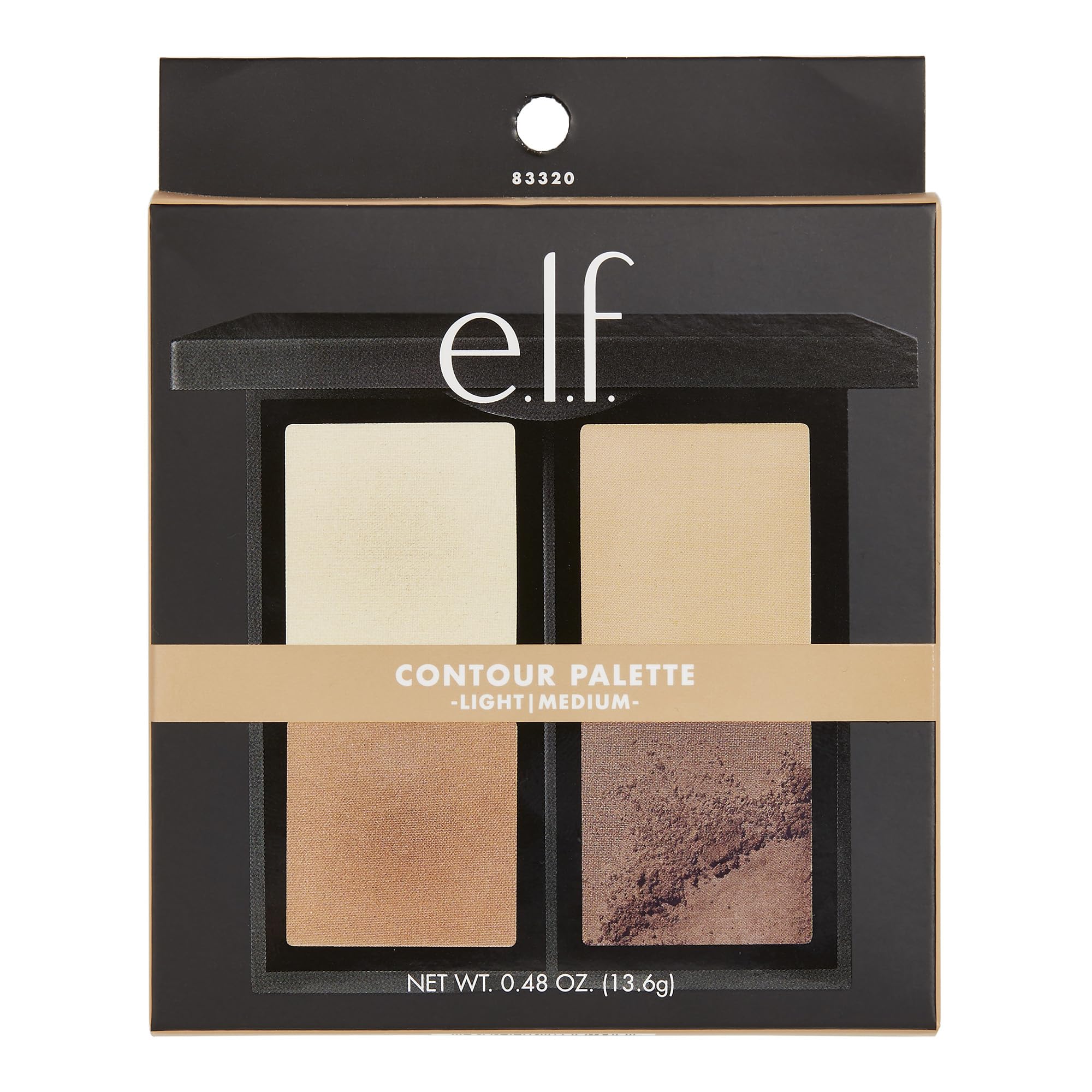 e.l.f. 4-Shade Customizable Powder Contour Palette with Vitamin E 3