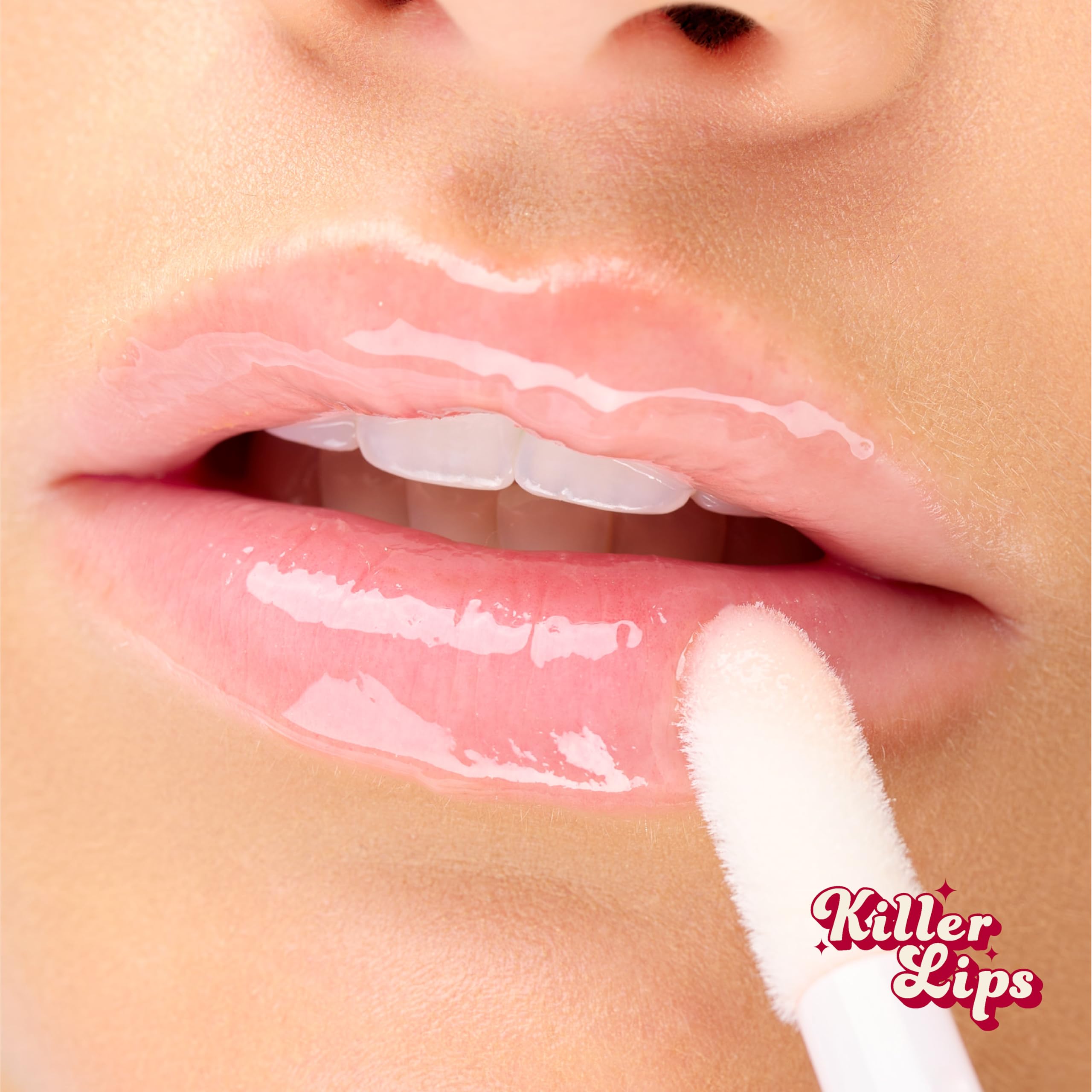 Killer Lips Super Juicy Lip Oil in Coconut - Hydrating Tint & Gloss with Vitamin E & C