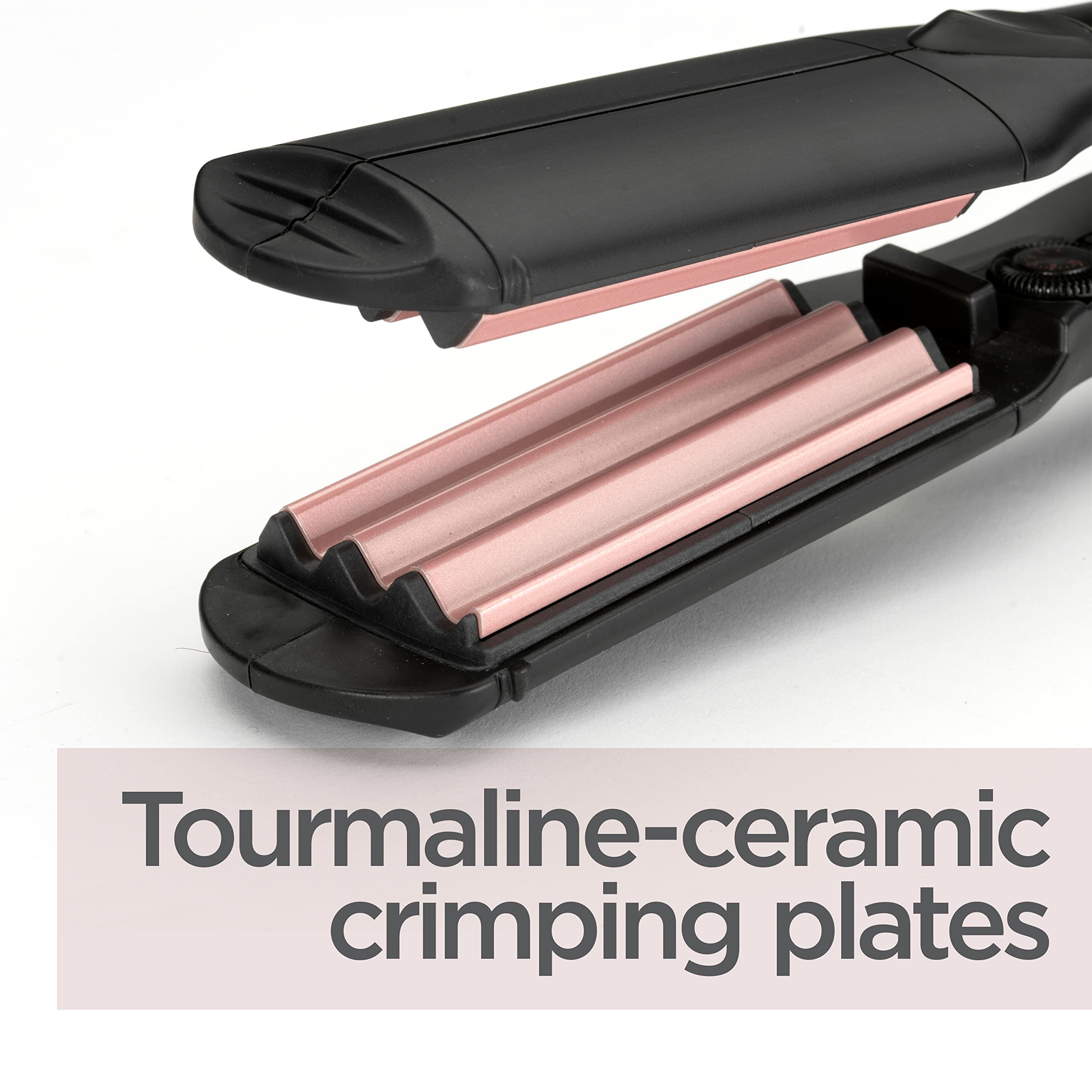 BaByliss Hair Crimper with Tourmaline Ceramic Coating and 10 Heat Settings 4