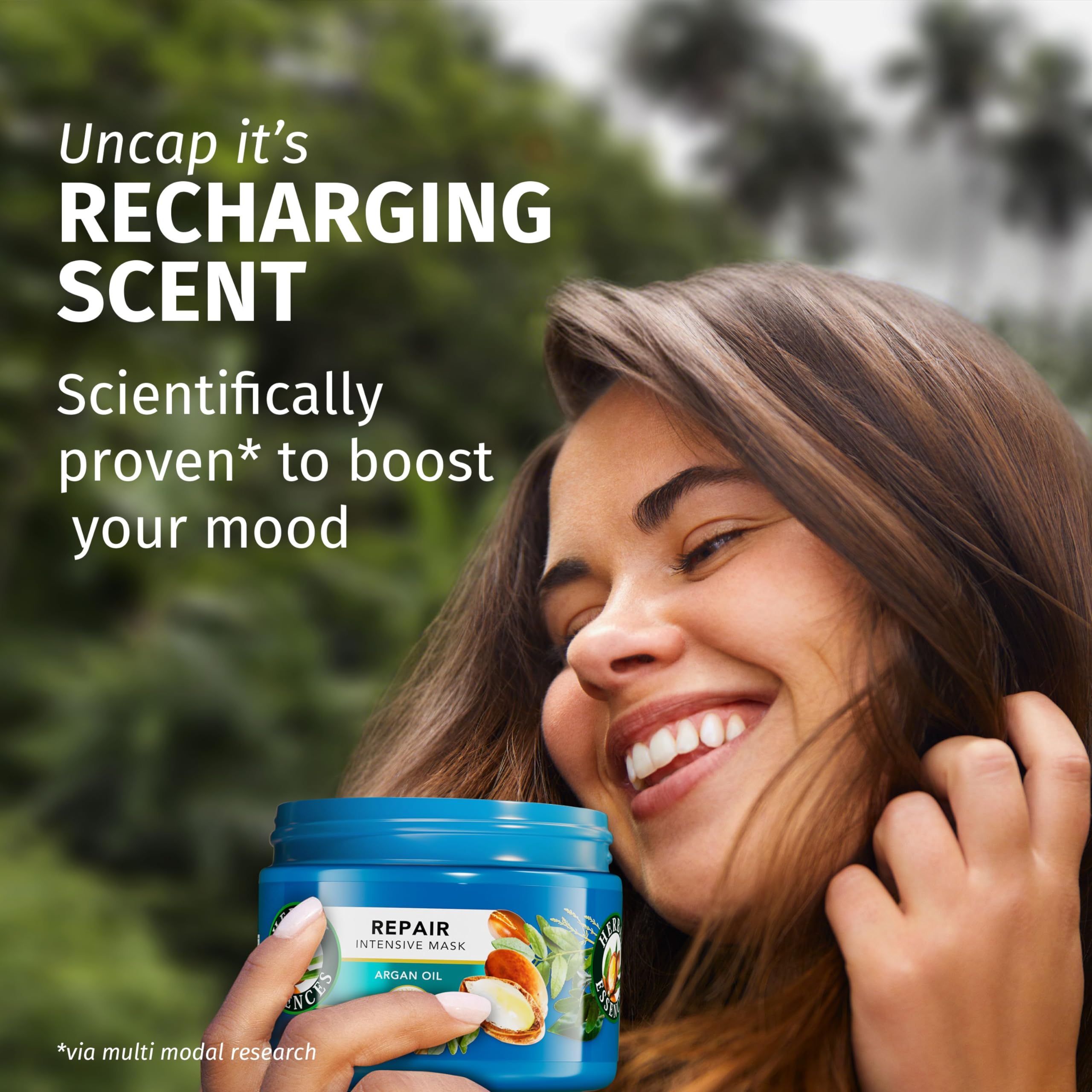 Herbal Essences Argan Oil Repair Hair Mask 500ml for Intense Nourishment and Damage Repair 3