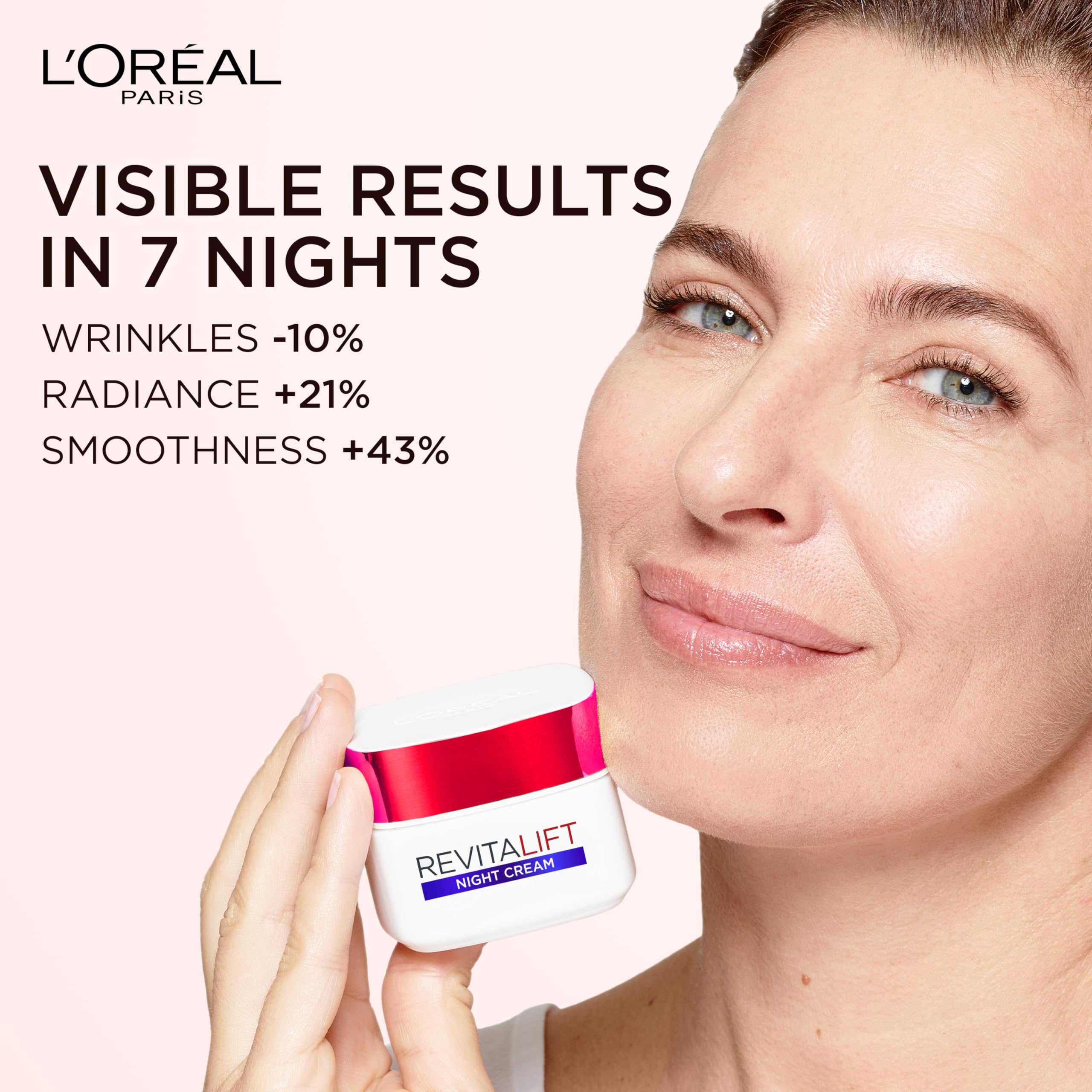 L’Oréal Paris Revitalift Hydrating Night Cream with Pro-Retinol & Elasti-Peptides, 50ml 5
