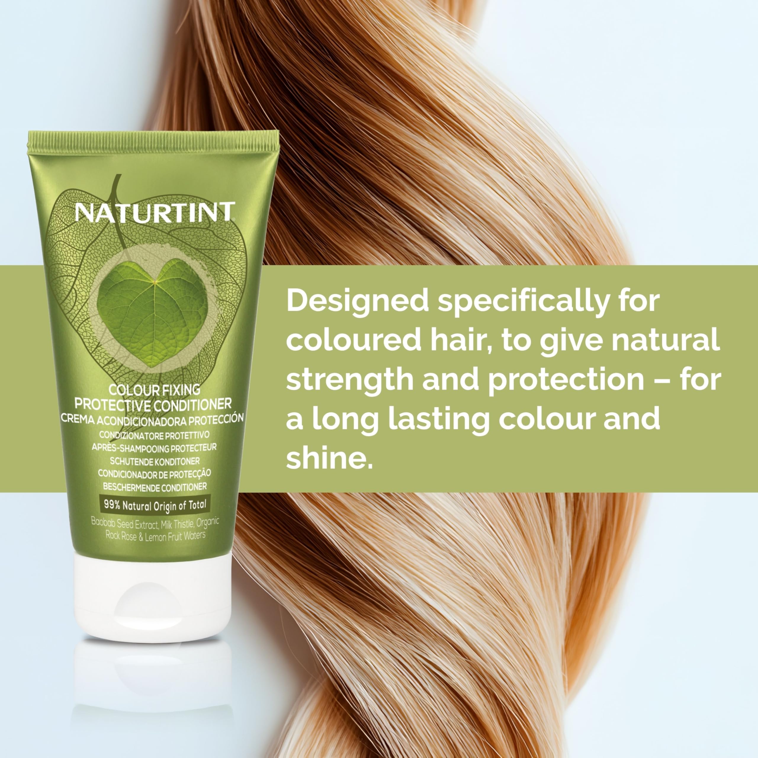 Naturtint Colour Fixing Protective Conditioner for Colored, Dry, Damaged Hair 150 ml 6
