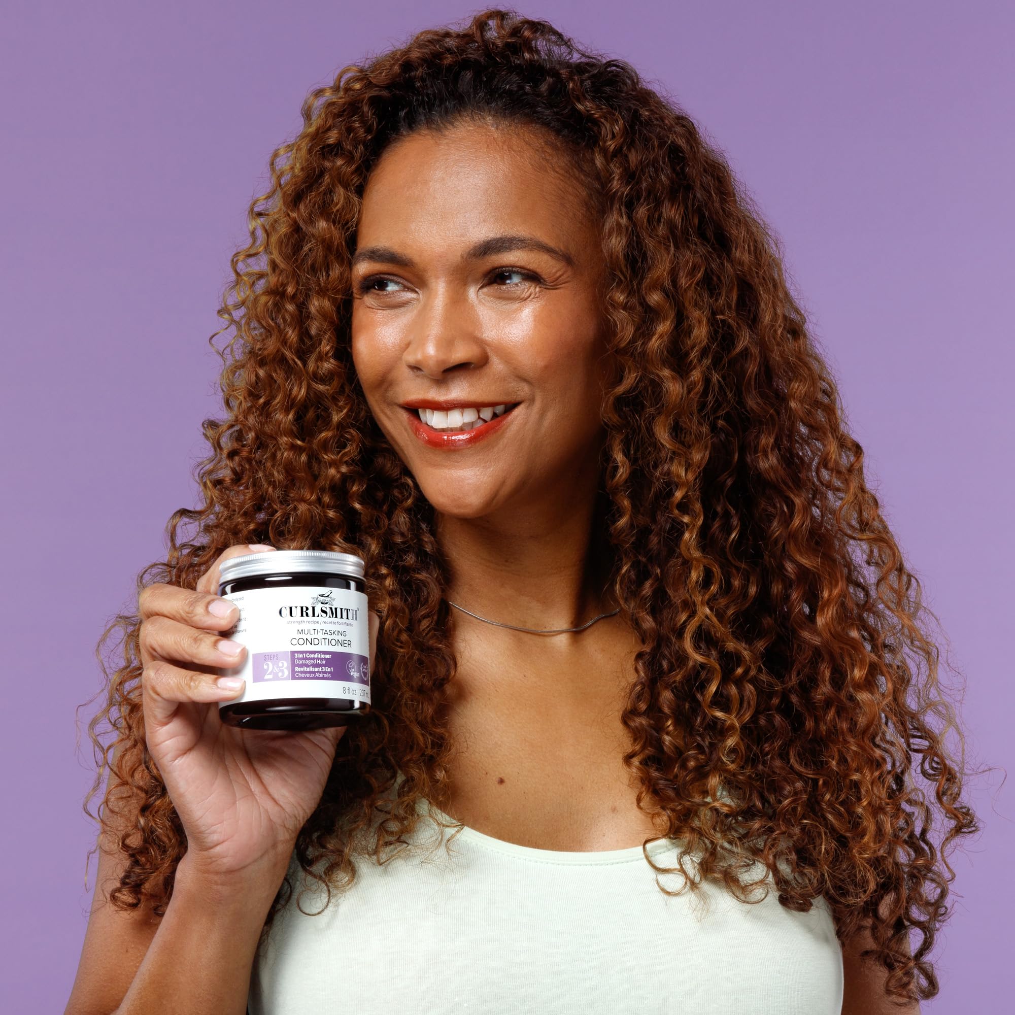 CURLSMITH Multi-Tasking Conditioner 3 in 1 for Damaged Hair, Protein Moisture Balance 237ml 6