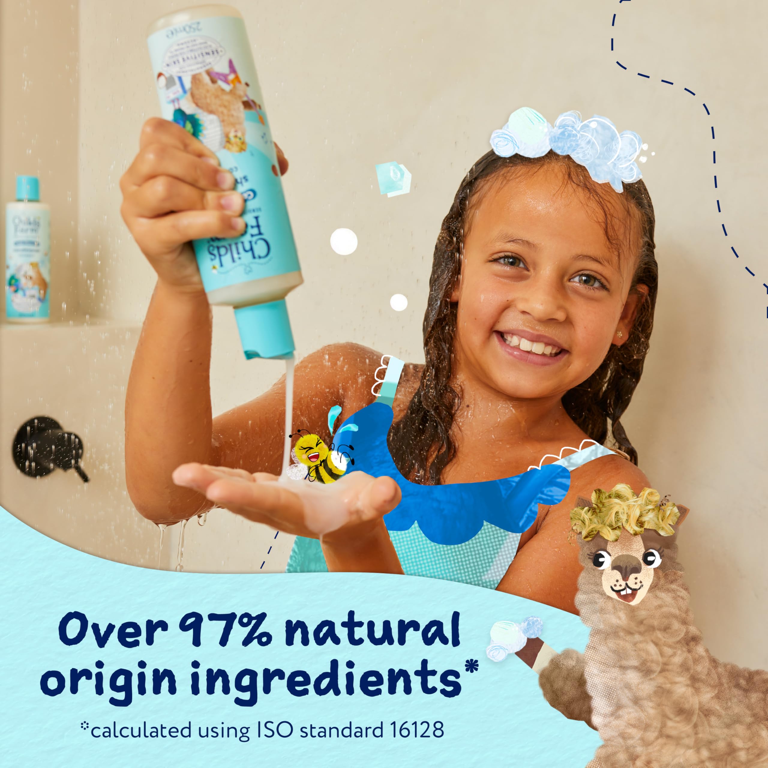 Childs Farm Kinder-Kokosnuss-Pflegeset | Tränenfreies Kokosnuss-Shampoo 5