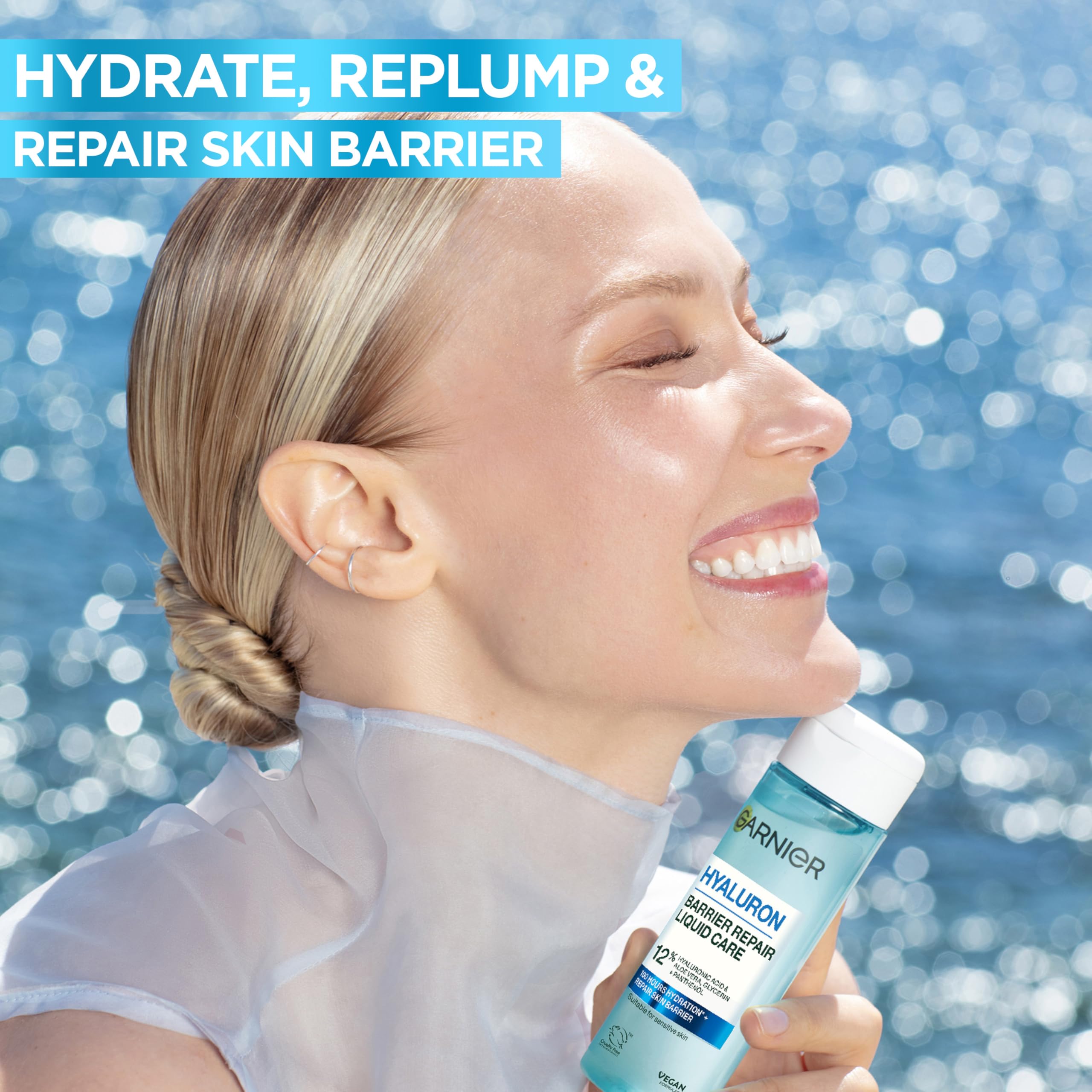 GARNIER Hyaluron Barrier Repair Liquid Care with 12% Glycerin & Panthenol, 120ml 3