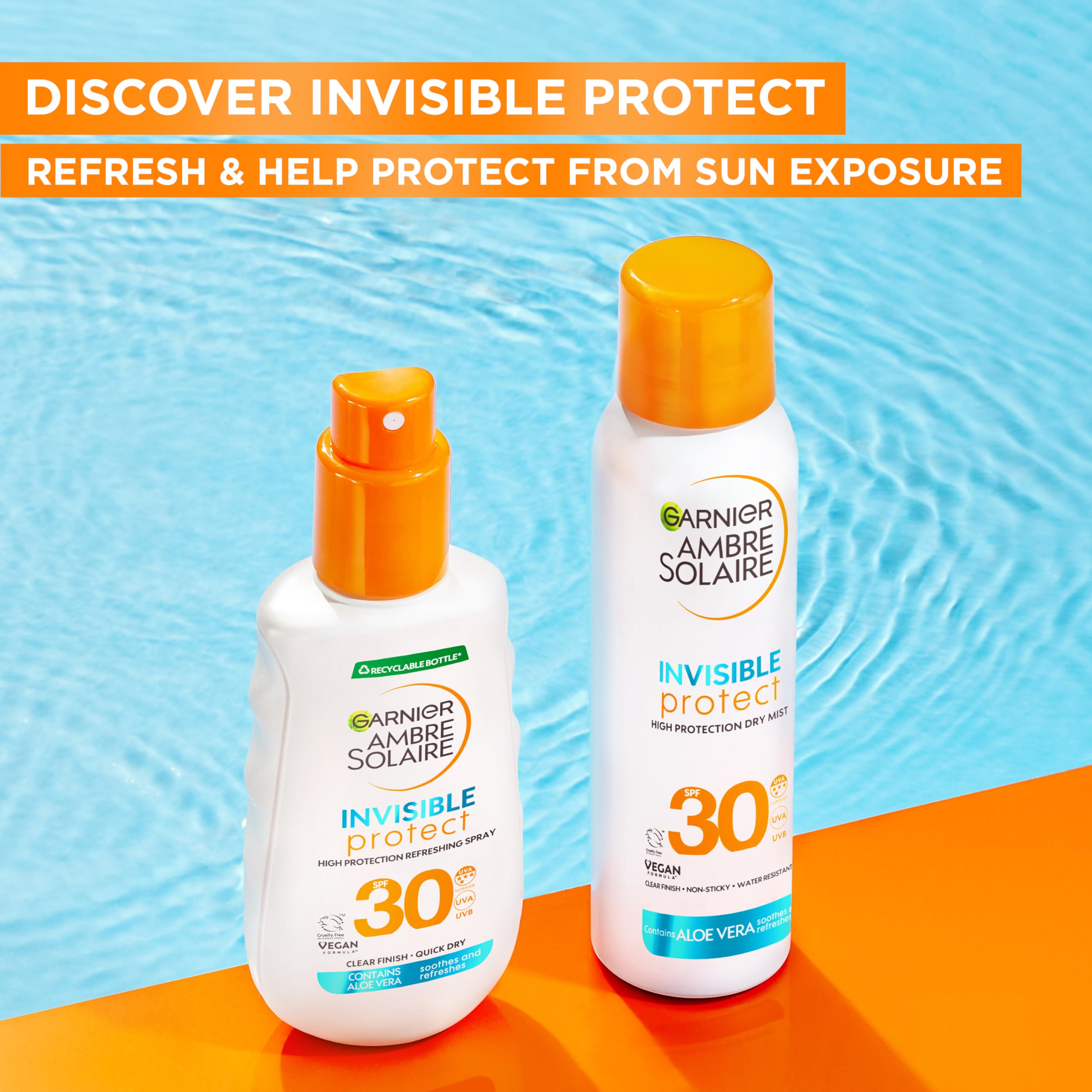 Garnier Ambre Solaire Invisible Protect Sun Protection Spray SPF30 5