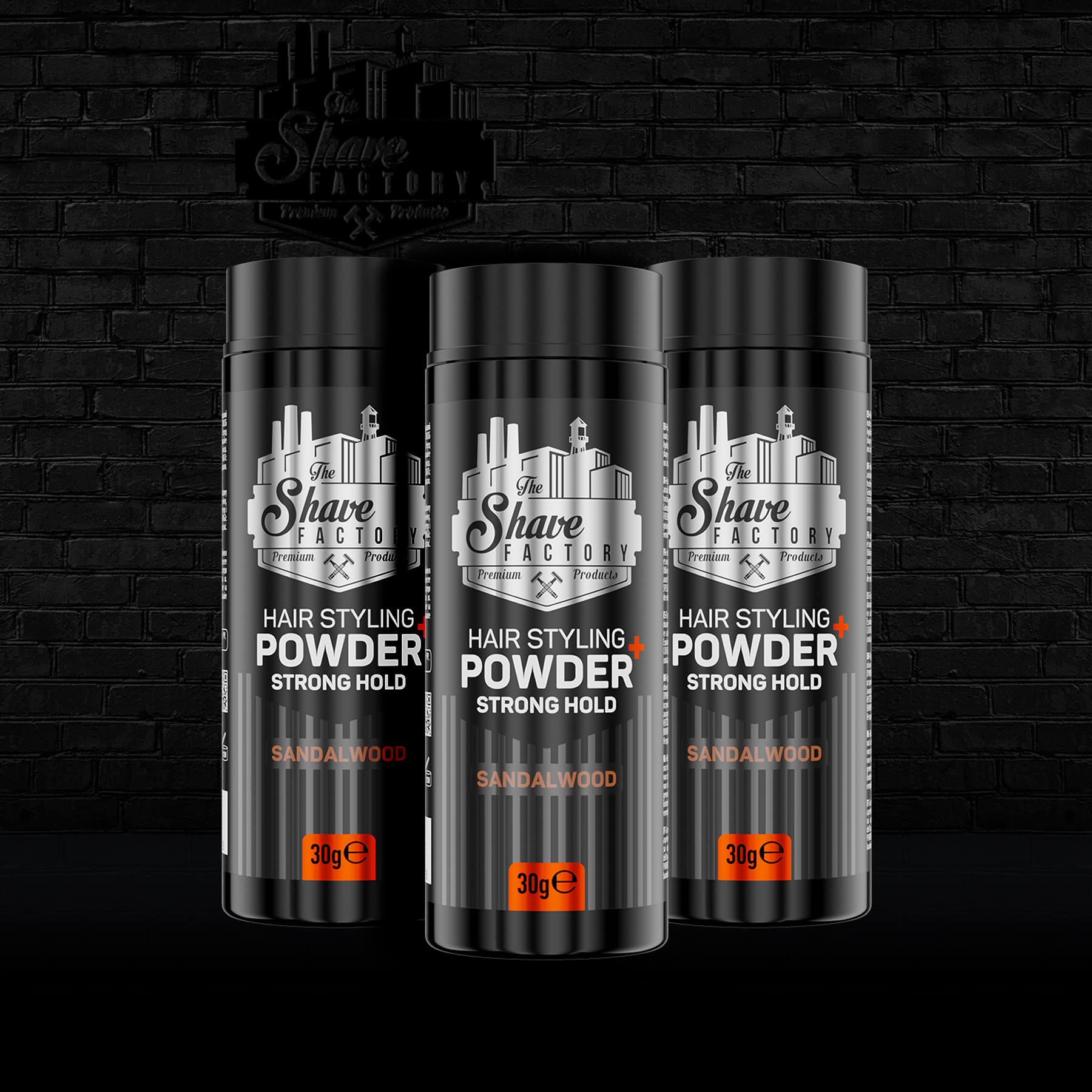 The Shave Factory Hair Styling Powder 30g - Mattifying Volumizing Powder for Maximum Control 5