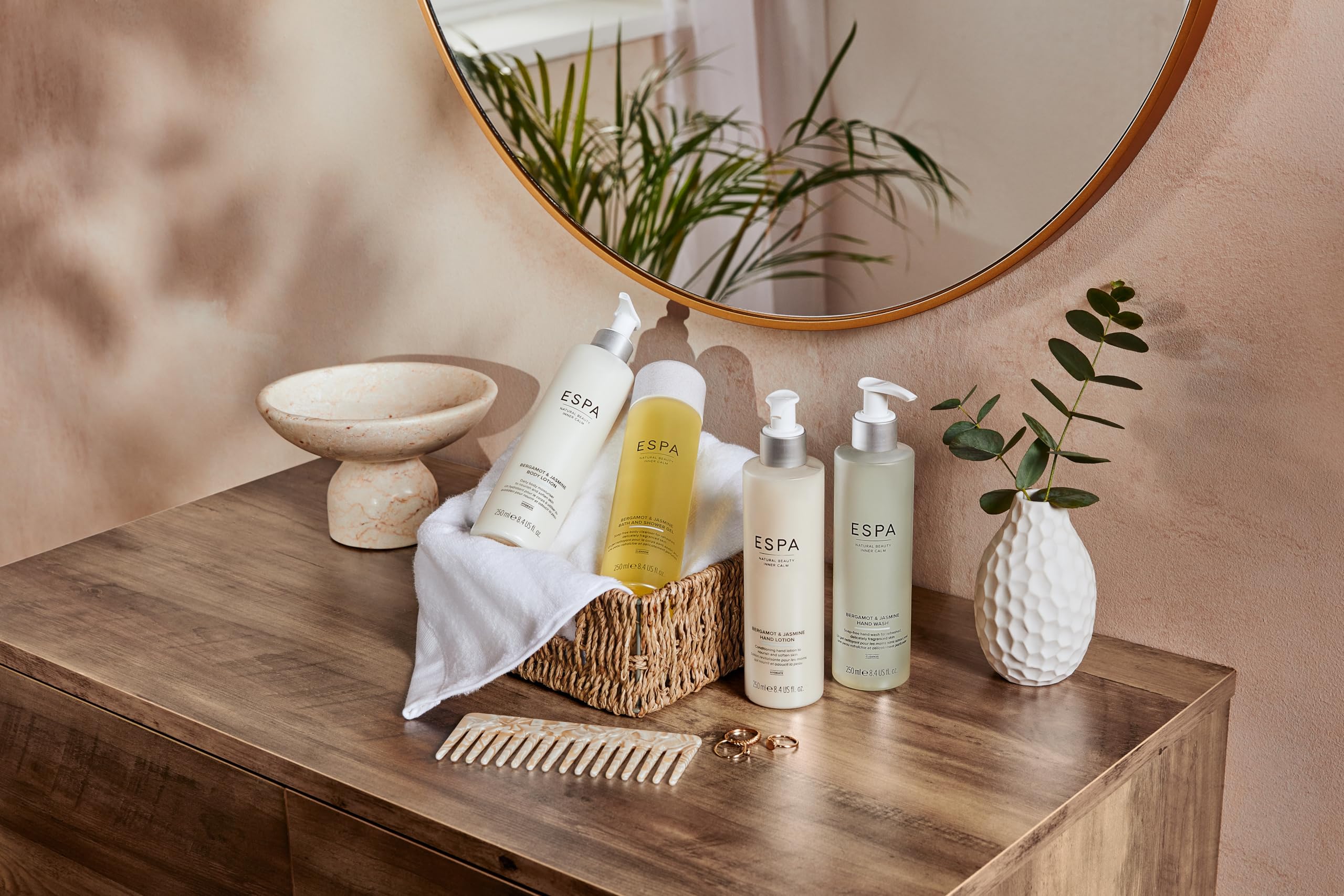 ESPA Bergamot and Jasmine Hand Wash | 250ml | Pure Essential Oils 6