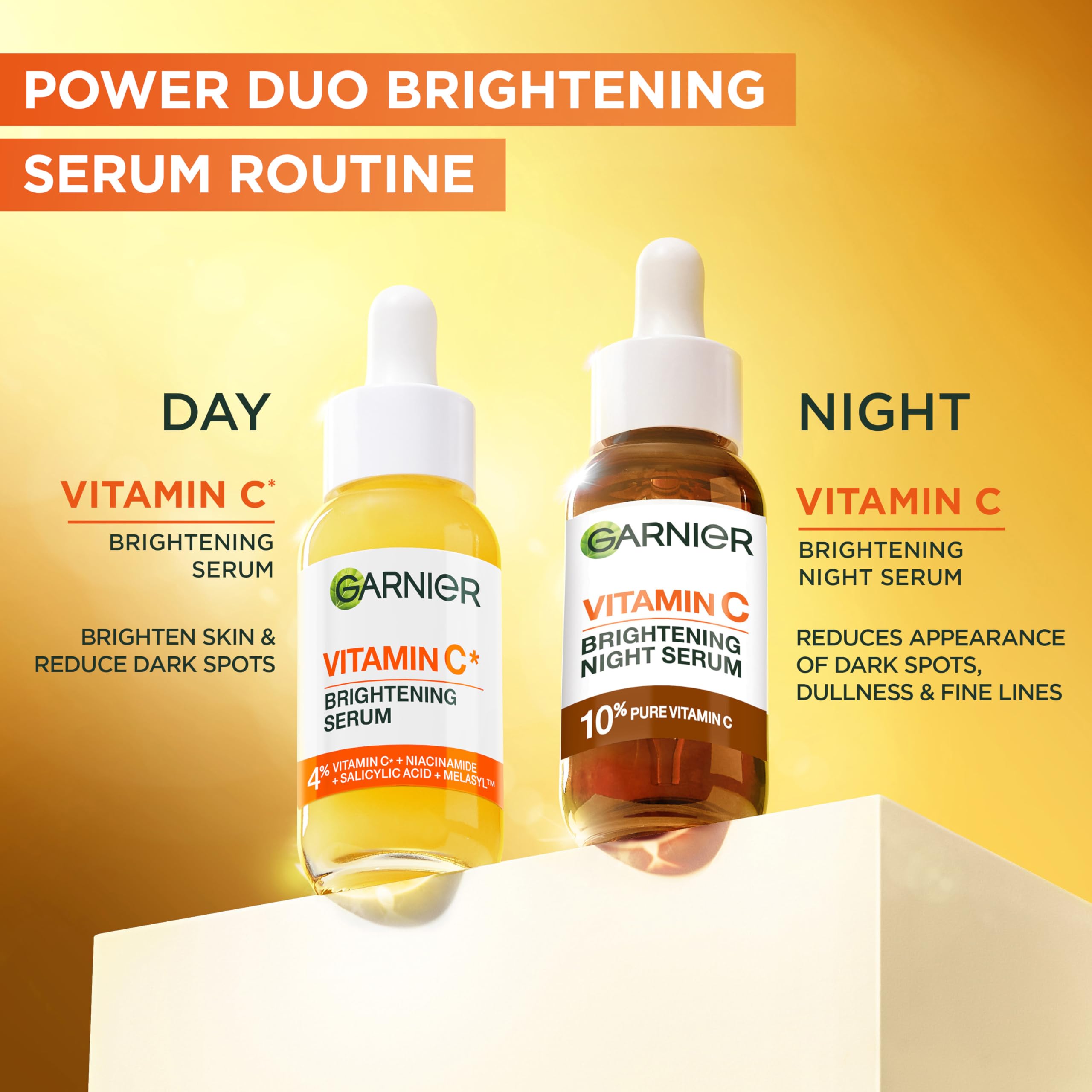 Garnier Vitamin C Brightening Serum for Face with Niacinamide & Salicylic Acid, 30ml 8