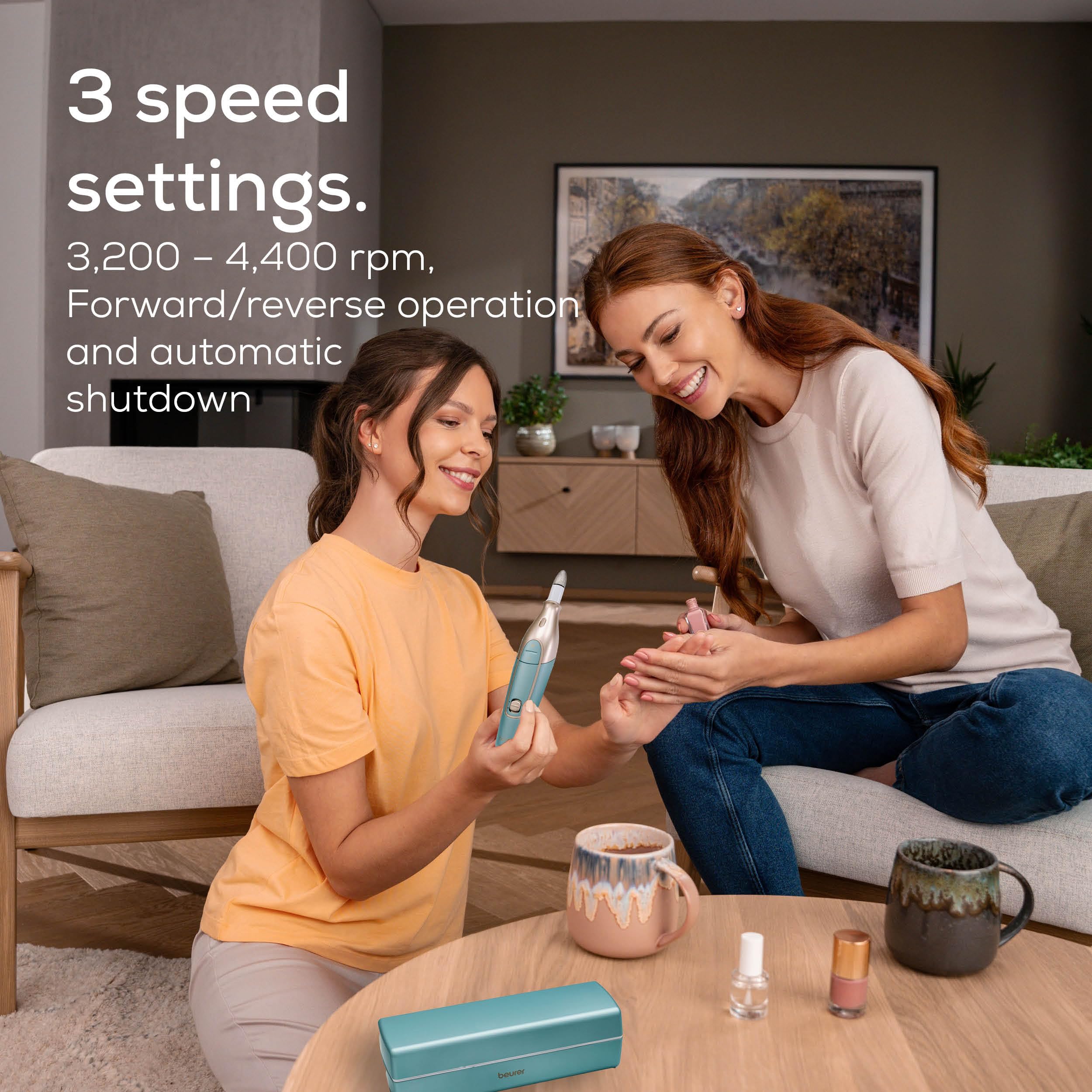 Beurer MP84UK Cordless Rechargeable Manicure and Pedicure Set with 10 Attachments 4