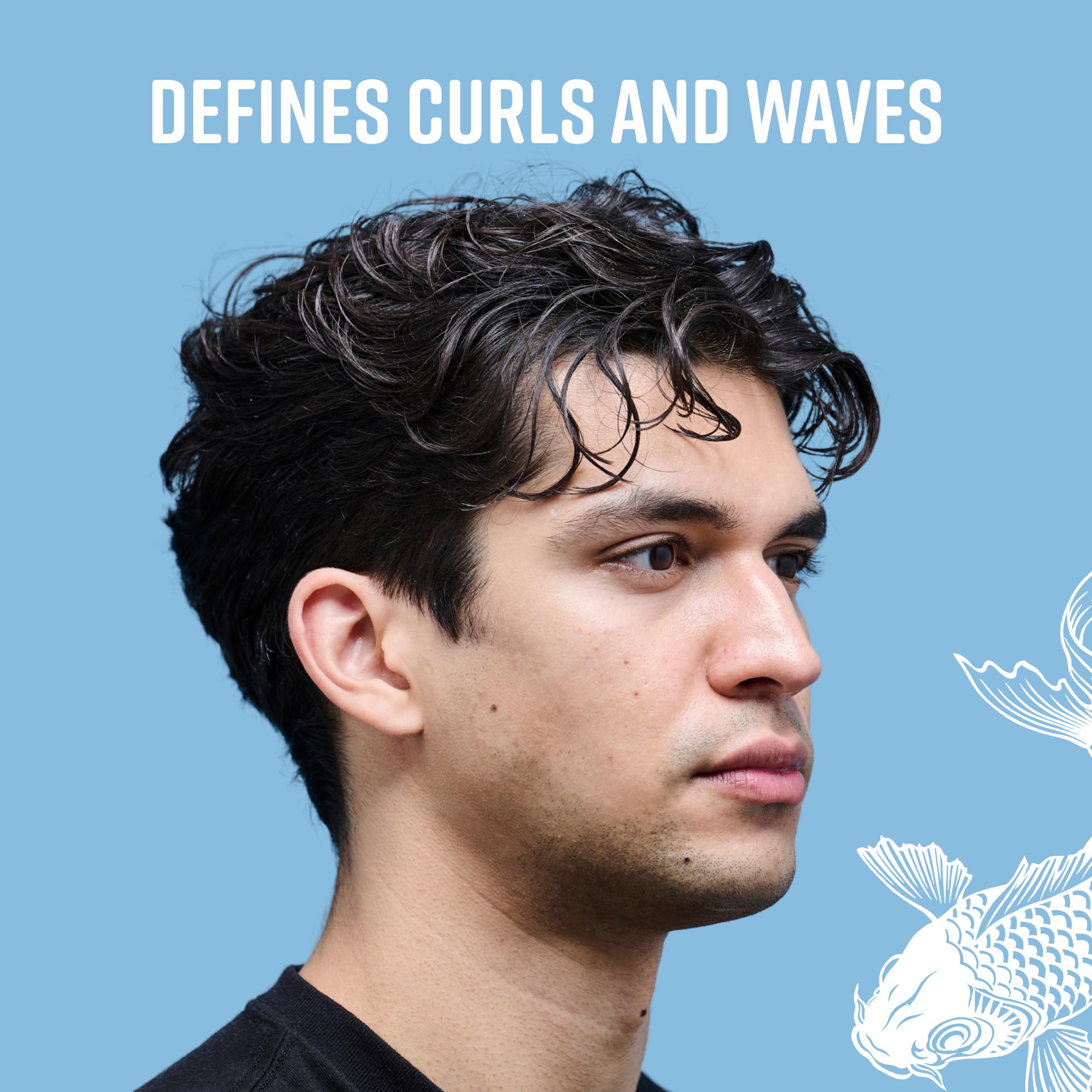 Fish Curl Cream 150ml – Lightweight Define & Hydrate for Soft, Natural Curls and Frizz Control 3