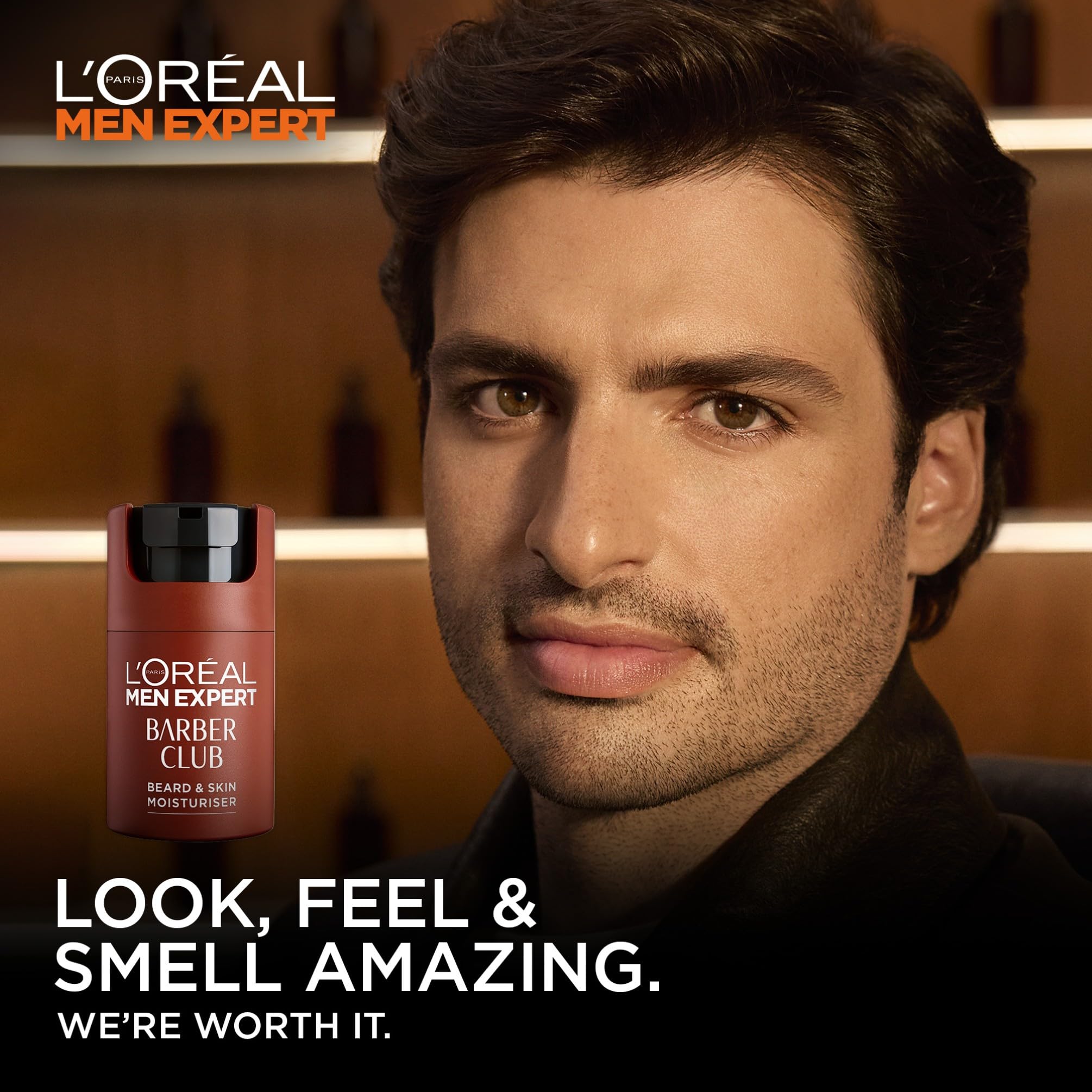L'Oréal Men Expert Barber Club Beruhigende Feuchtigkeitscreme für kurzen Bart und Gesicht, N 3