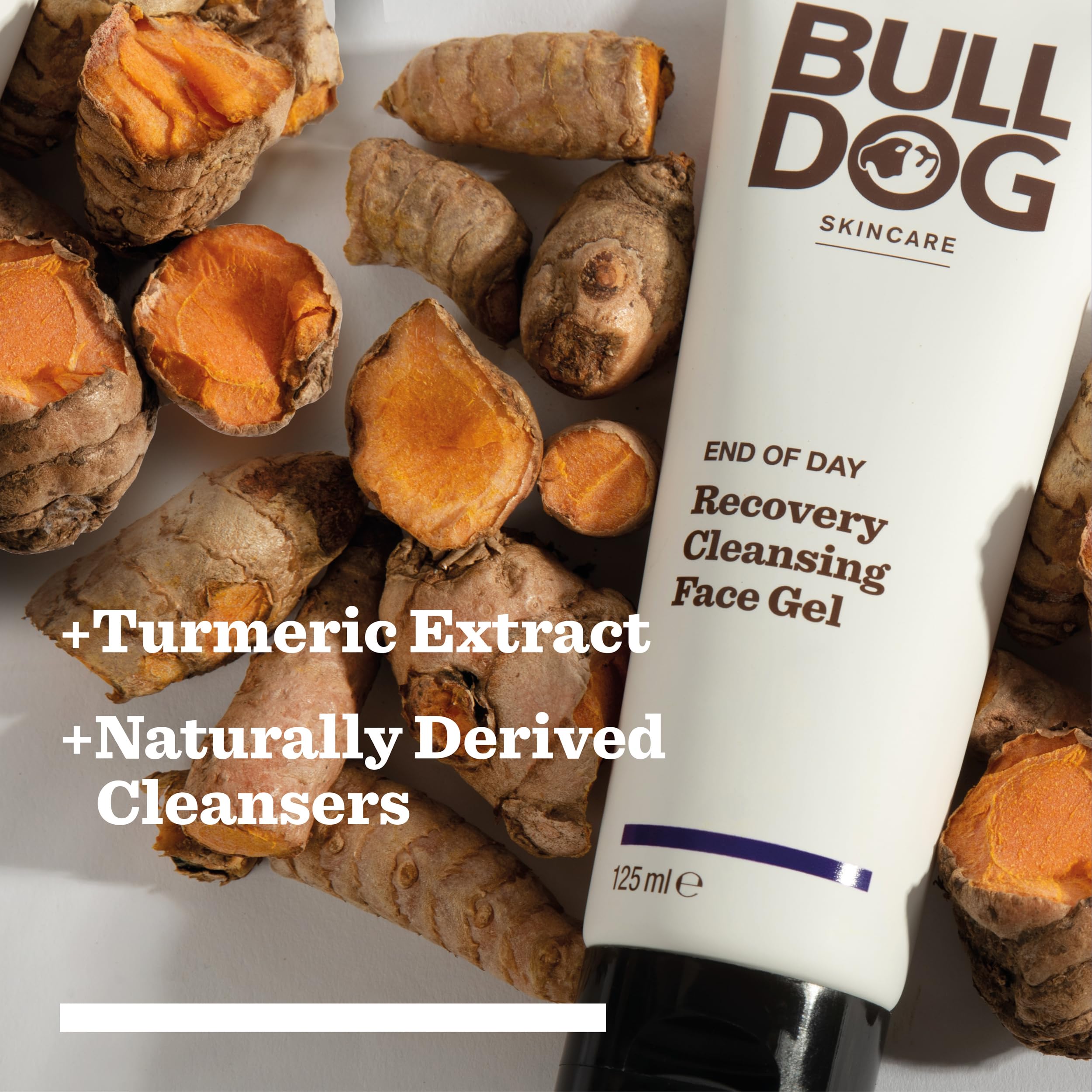 Bulldog Skincare End Of Day Recovery Cleansing Gel for Men with Turmeric Extract 3