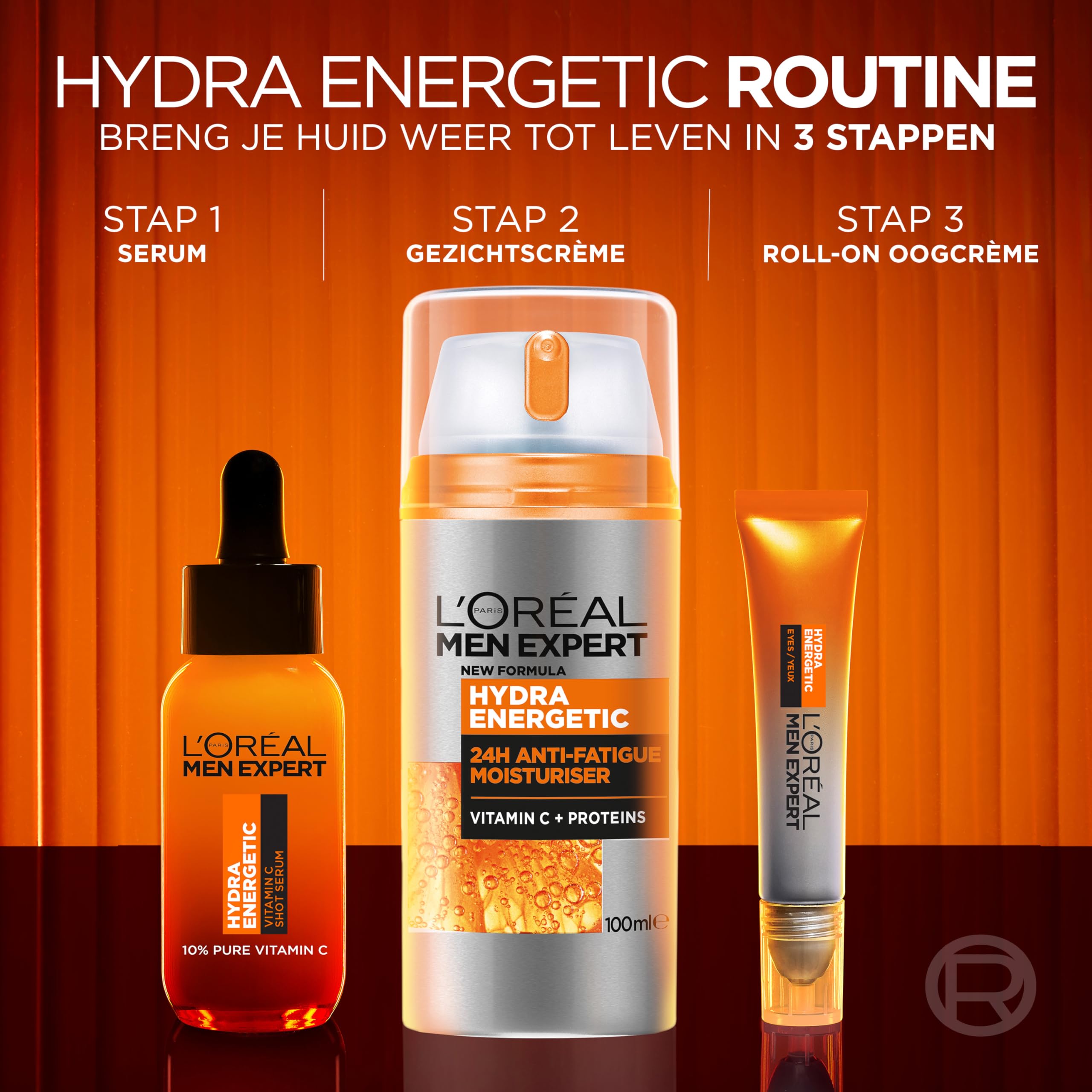 L'Oréal Men Expert Hydra Energetic XXL Moisturiser, 24H Anti-Fatigue Hydration 10