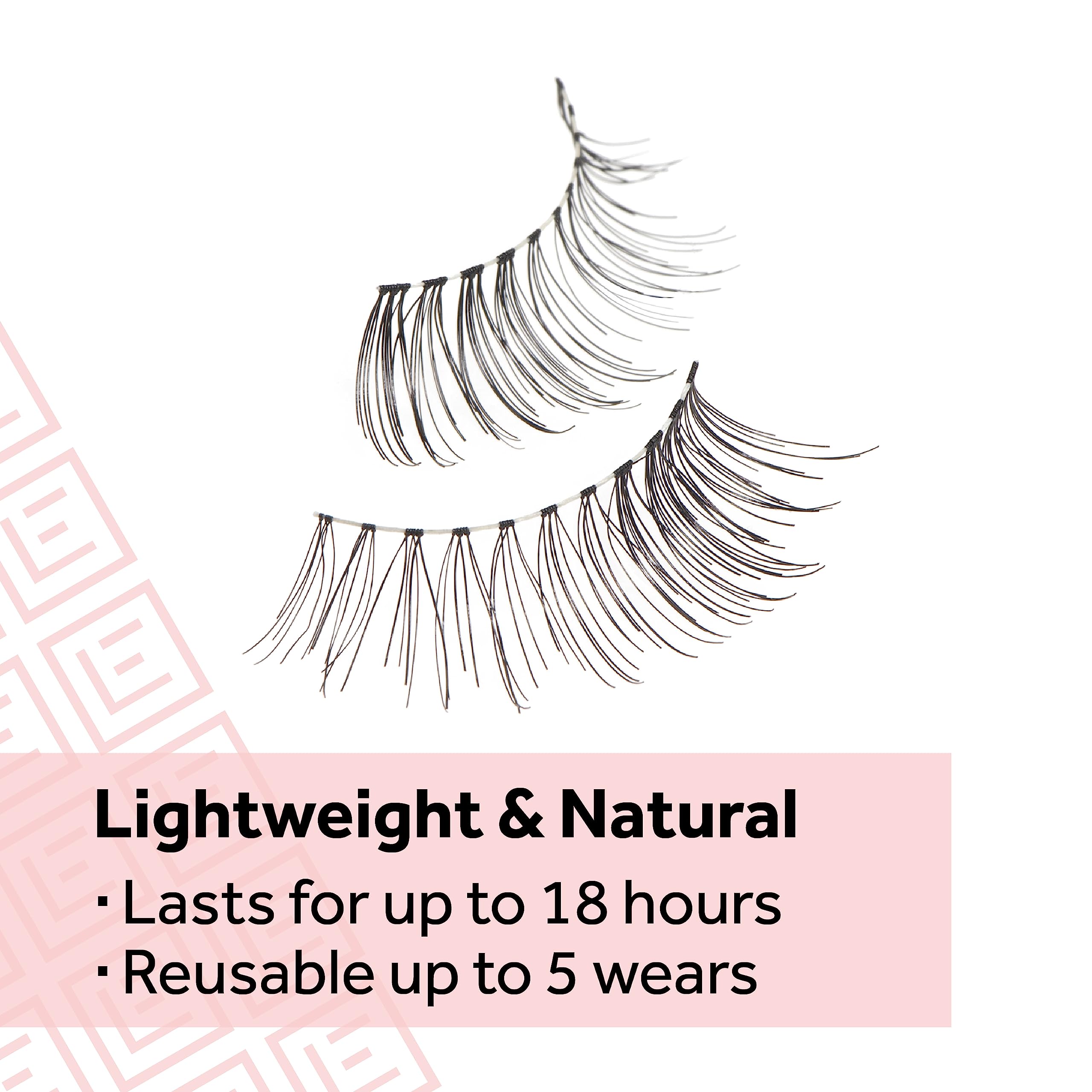 Eylure 3/4 Length False Lashes No. 003 for a Natural Lift 4