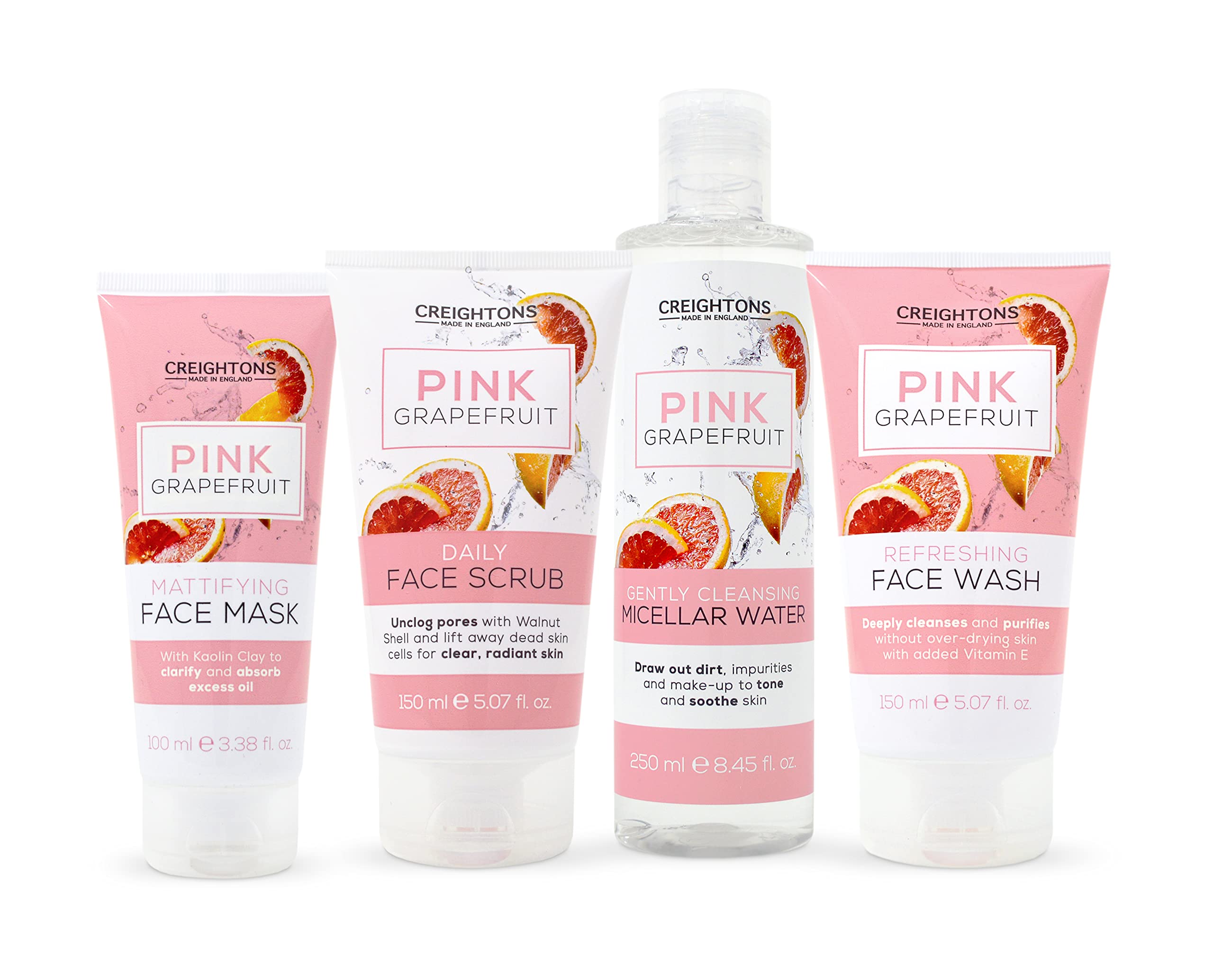 Creightons Pink Grapefruit Daily Face Scrub (150ml) - Befreit die Poren mit Walnuss 2