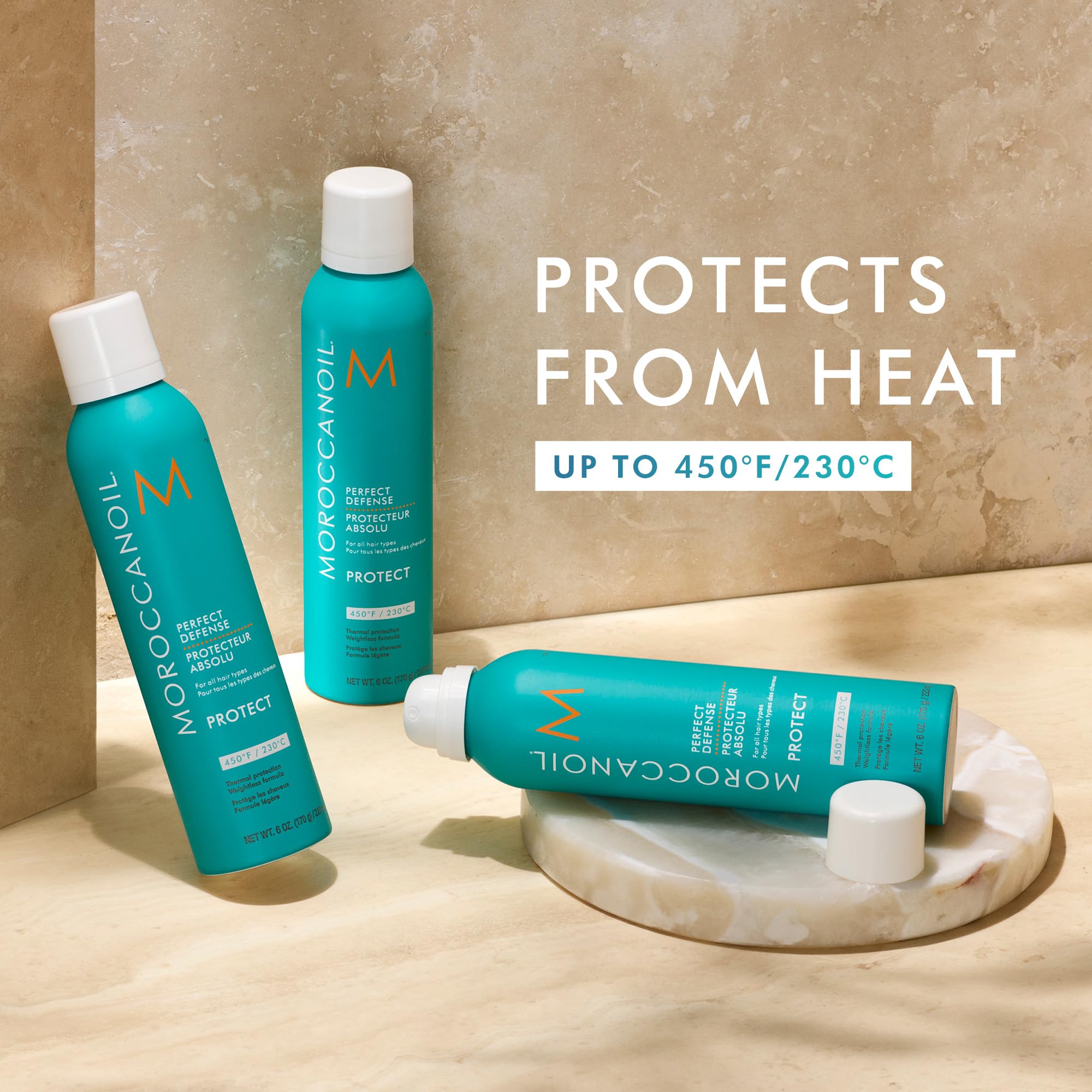 Moroccanoil Perfect Defence Heat Protective Spray for All Hair Types, 225 ml 5