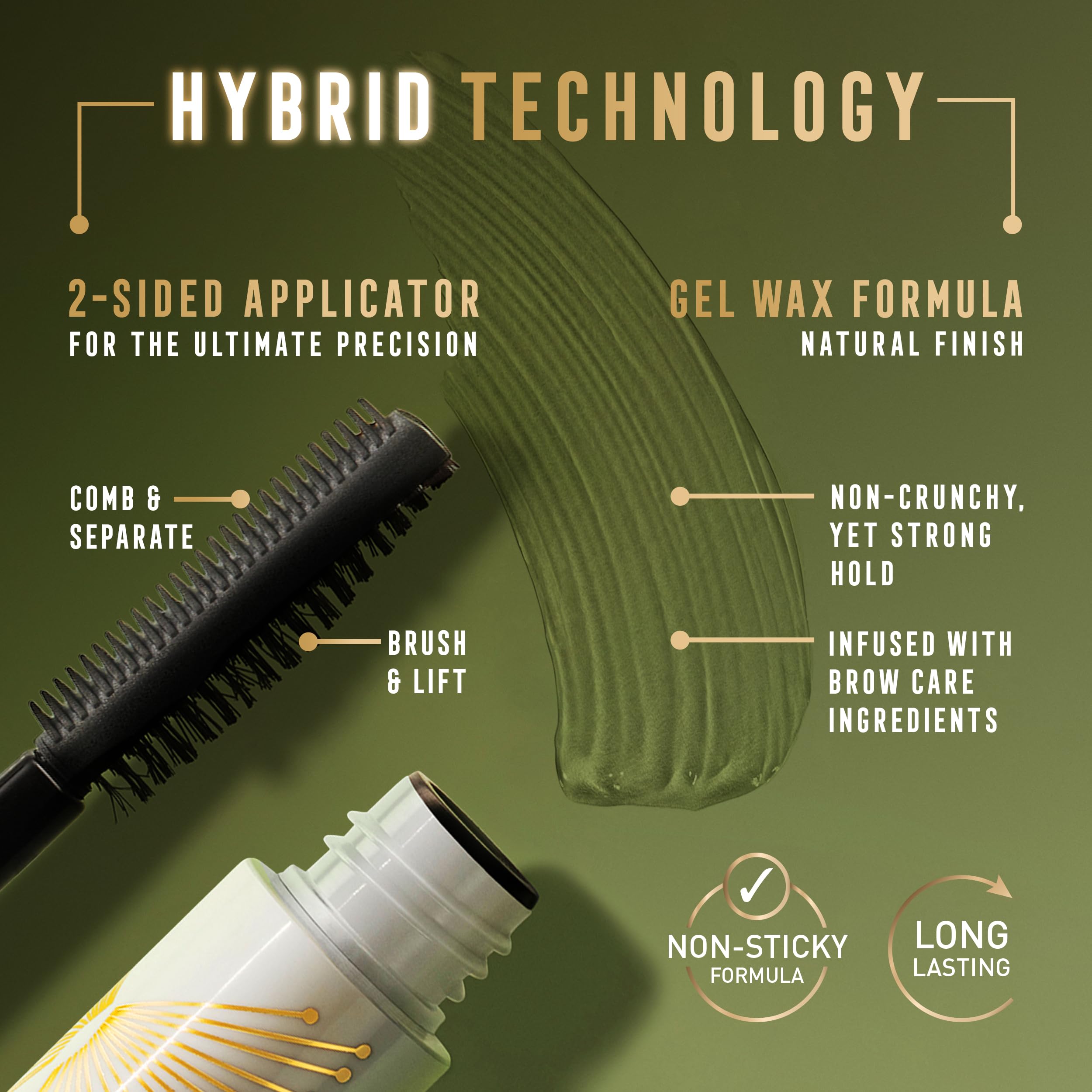 Max Factor Masterpiece Divine Brow Lamination Gel 003 Medium with 2-Sided Applicator 3