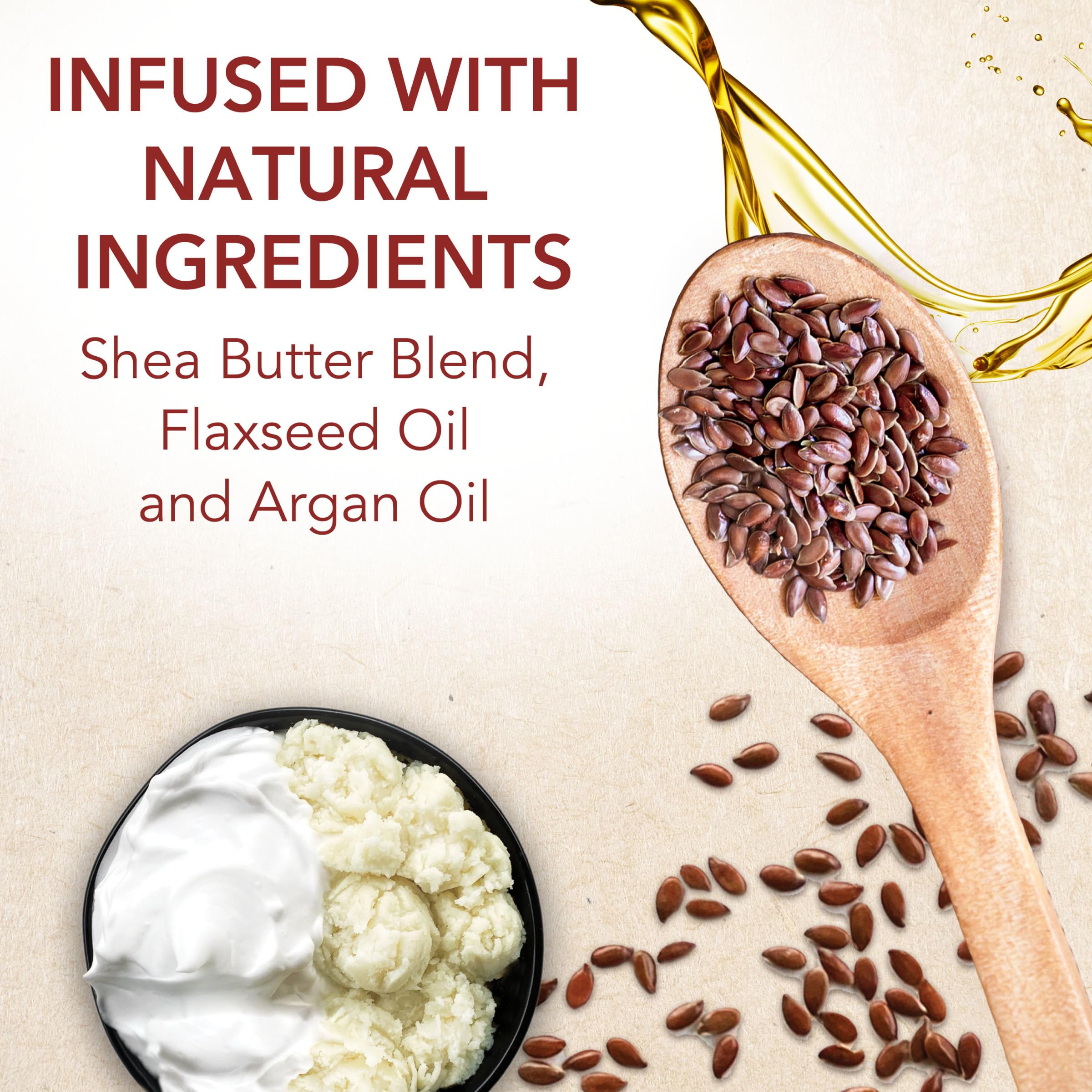 Creme of Nature Butter Blend & Flaxseed Double Duty Detangle & Slip Rinse-Out/Leave-In Conditioner 4