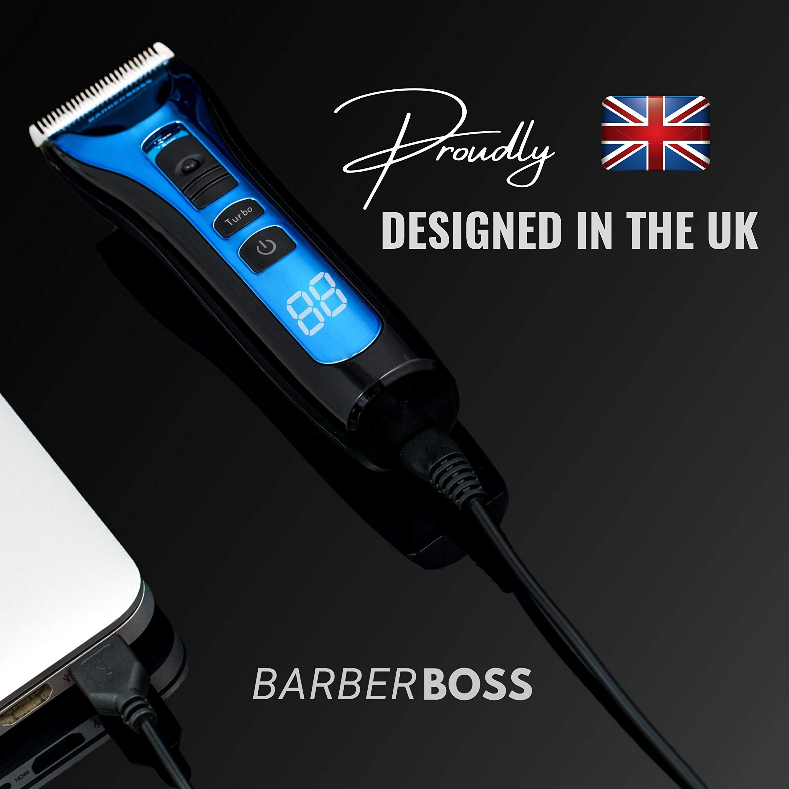 BARBERBOSS Professional All-in-One Hair Trimmer, Beard Trimmer, and Shaver for Men 6