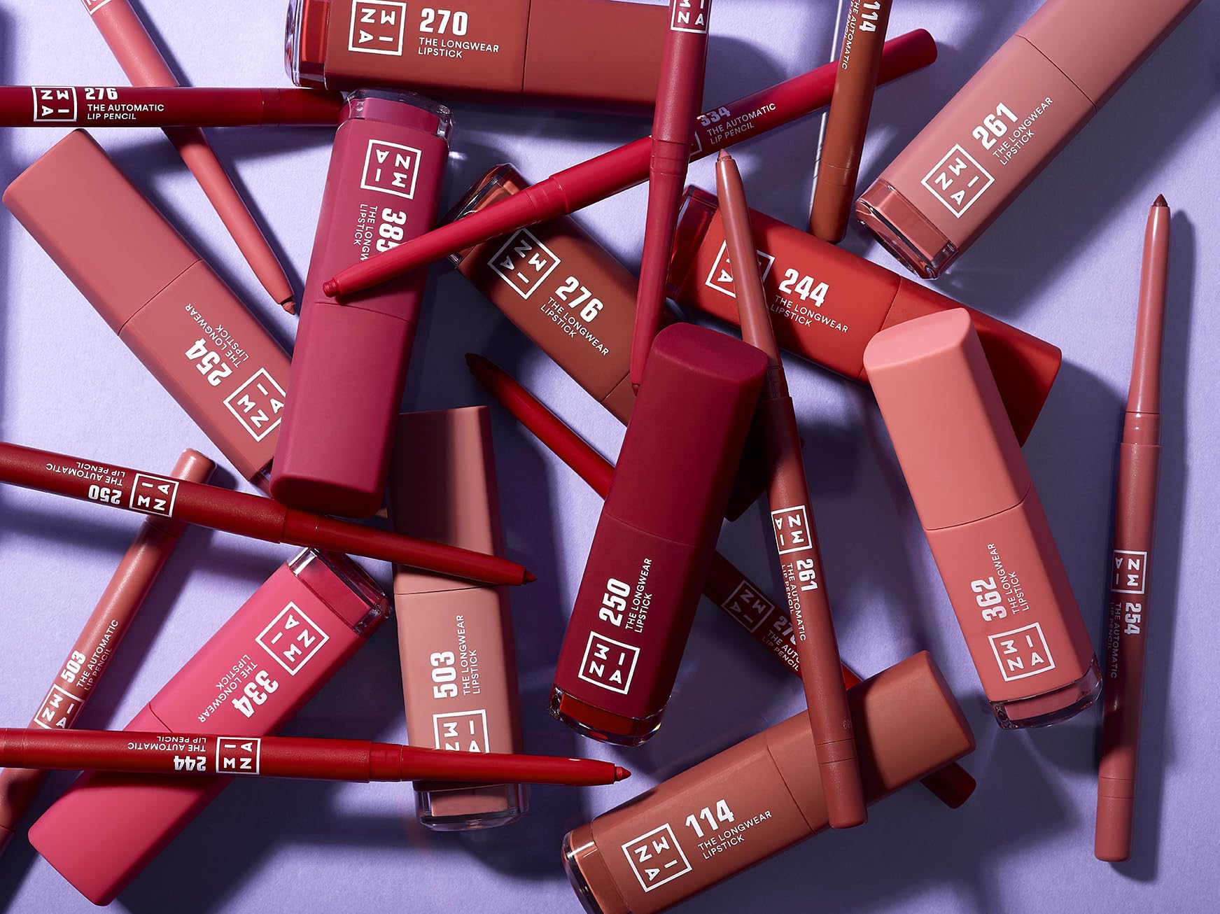 3INA The Longwear Lipstick 900 - Black Matte Liquid Lipstick - 12H Wear 5