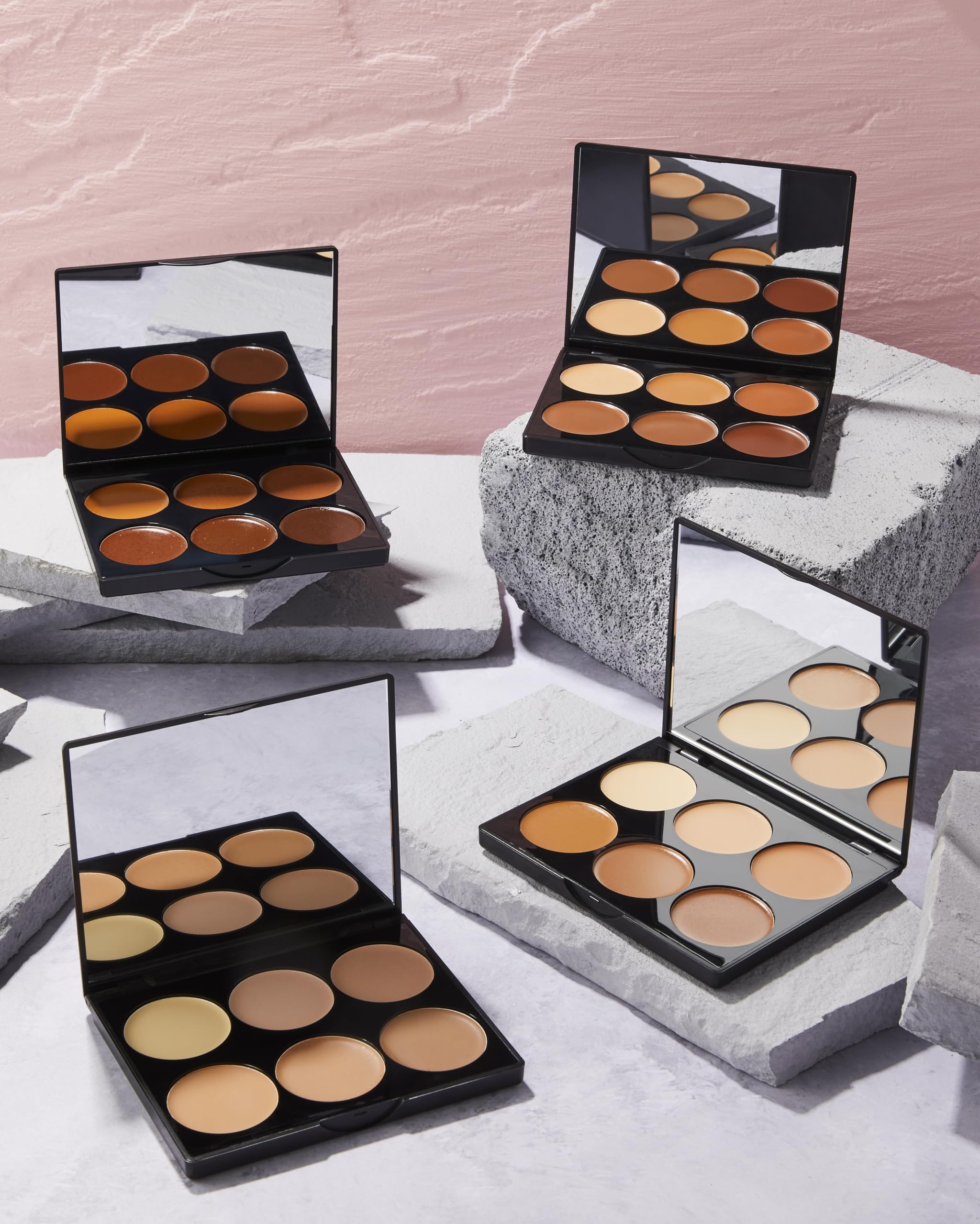 Sleek MakeUP Cream Contour Kit with 6 Ultra-Blendable Highlighting and Contouring Shades 6