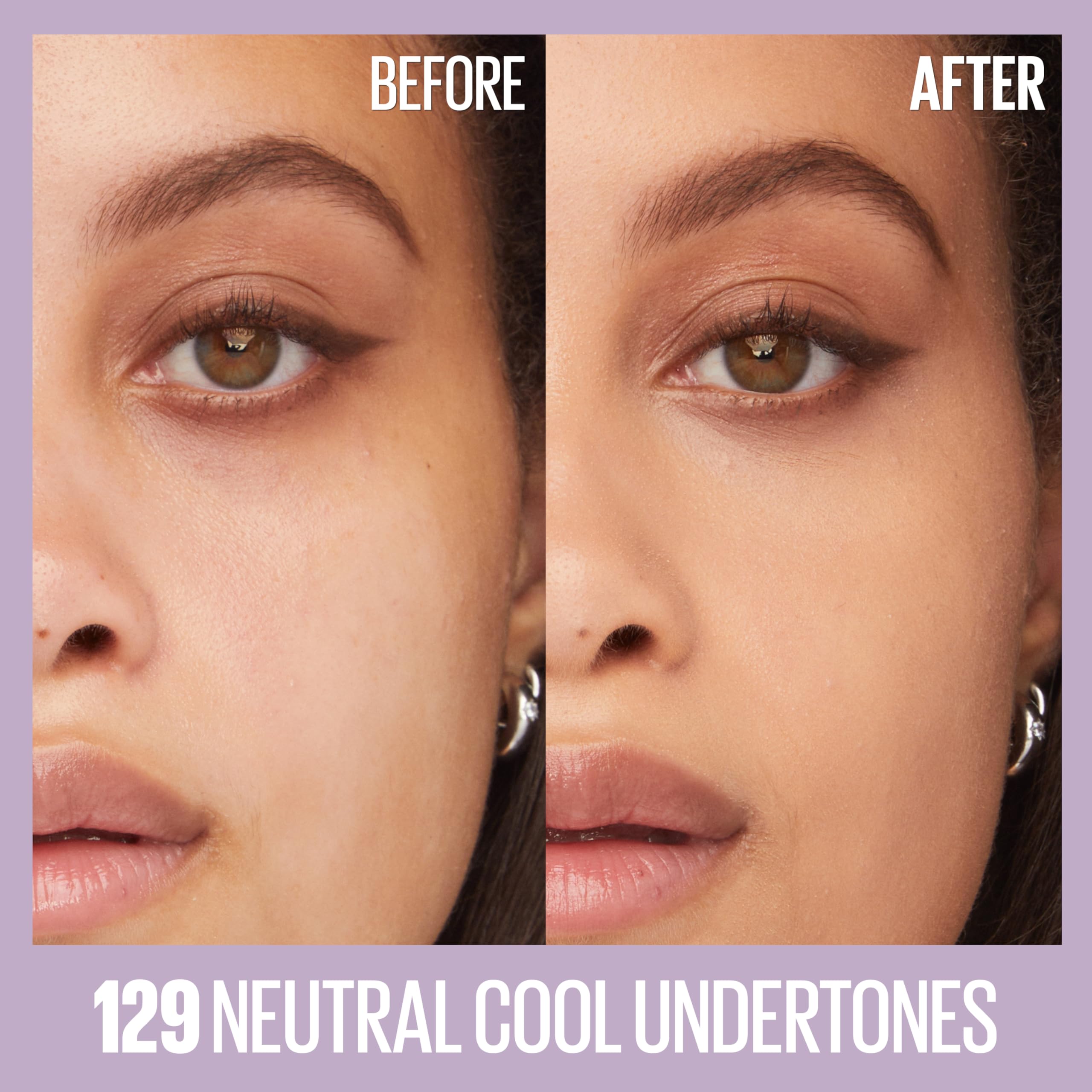 Maybelline New York Super Stay Lumi-Matte Foundation 30HR Wear, Medium-Full Coverage, Shade 129 3