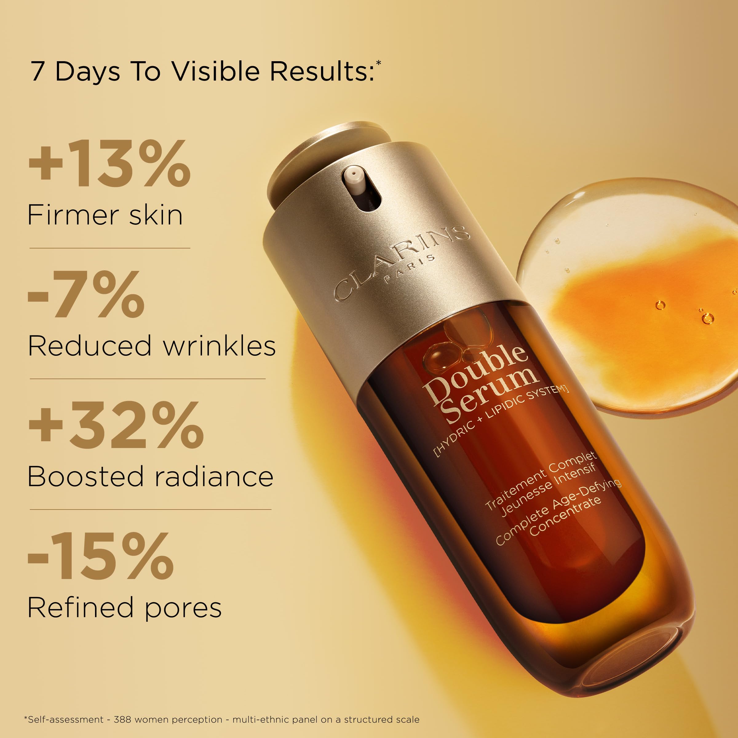 CLARINS Double Serum 30ml | Anti-Aging Face Serum for Visible Firming and Smoothing