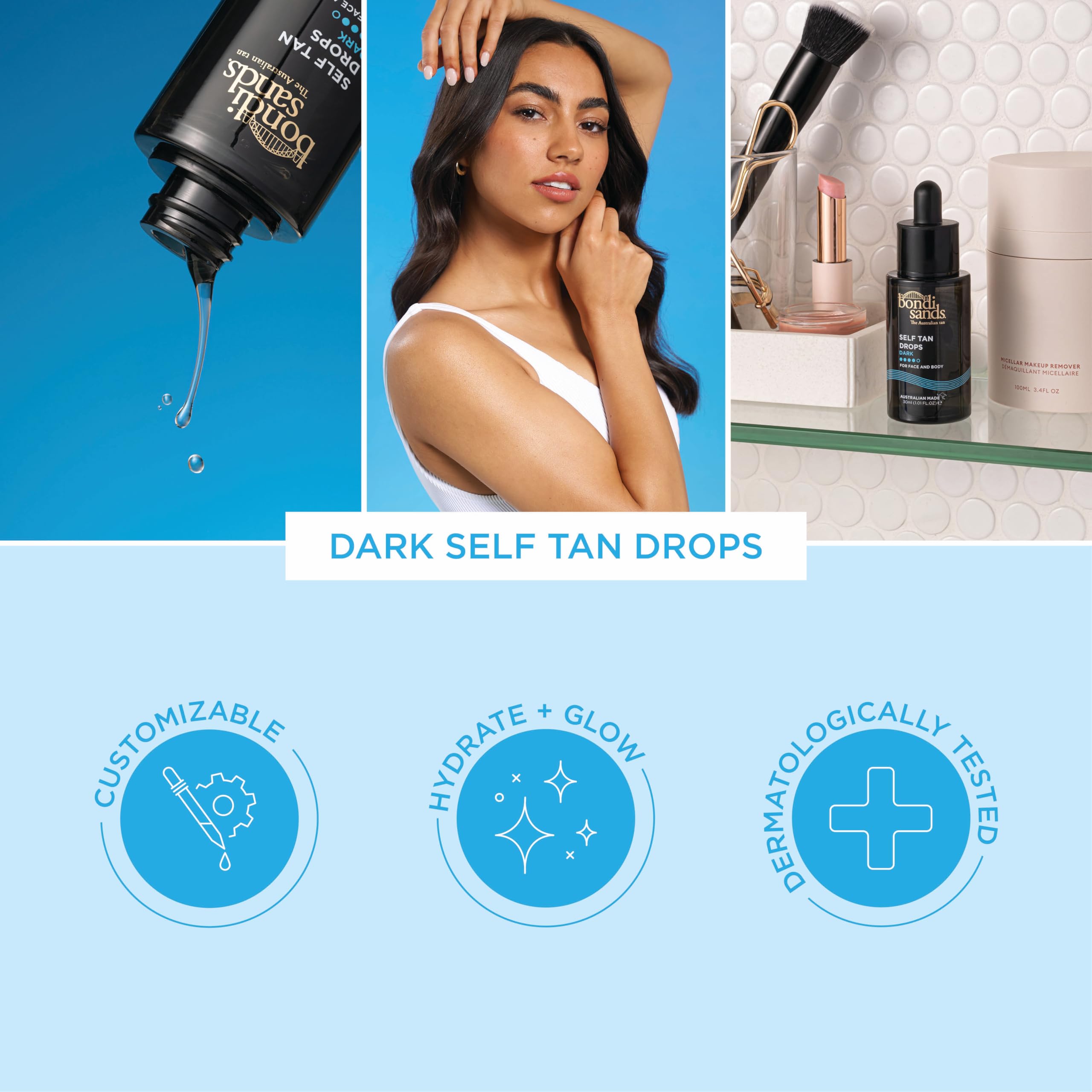 Bondi Sands Selbstbräunungstropfen – Dunkel 30 ml | Individuell anpassbare Bräune | Für empfindliche Haut geeignet 5