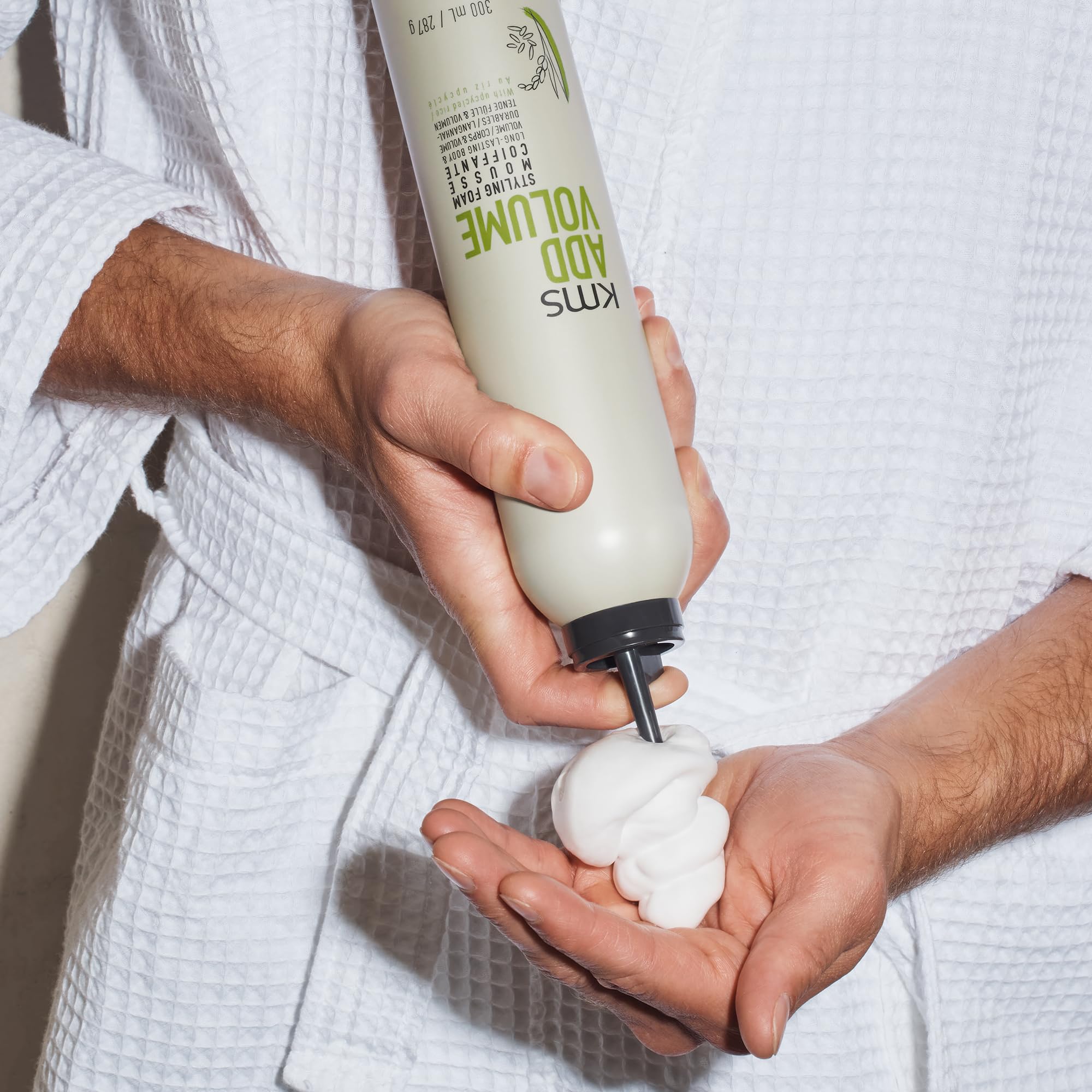 KMS AddVolume Styling Foam for Long Lasting Body and Style, All Hair Types 7