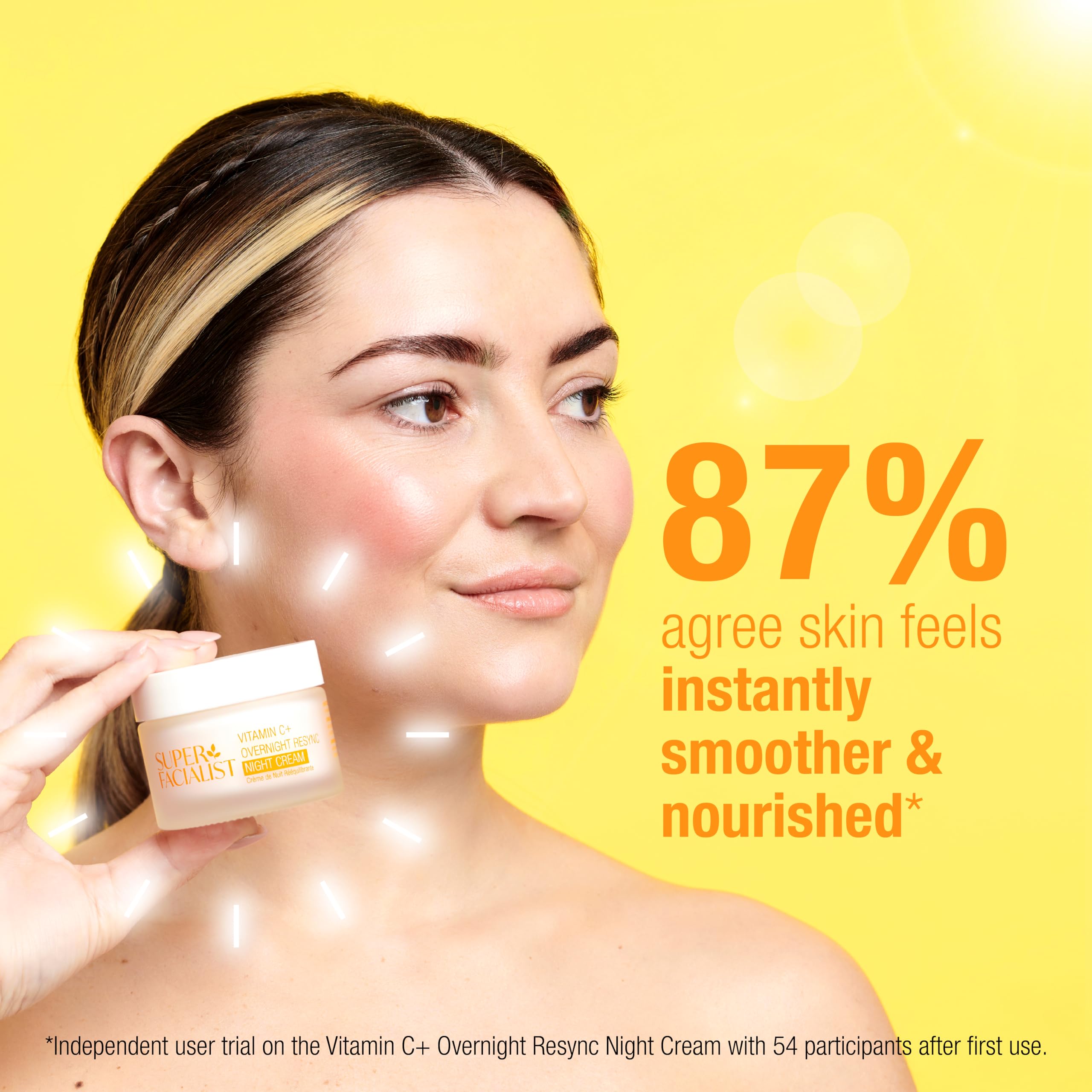Super Facialist Vitamin C Overnight Resync Night Cream 50ml for Radiant Complexion 3